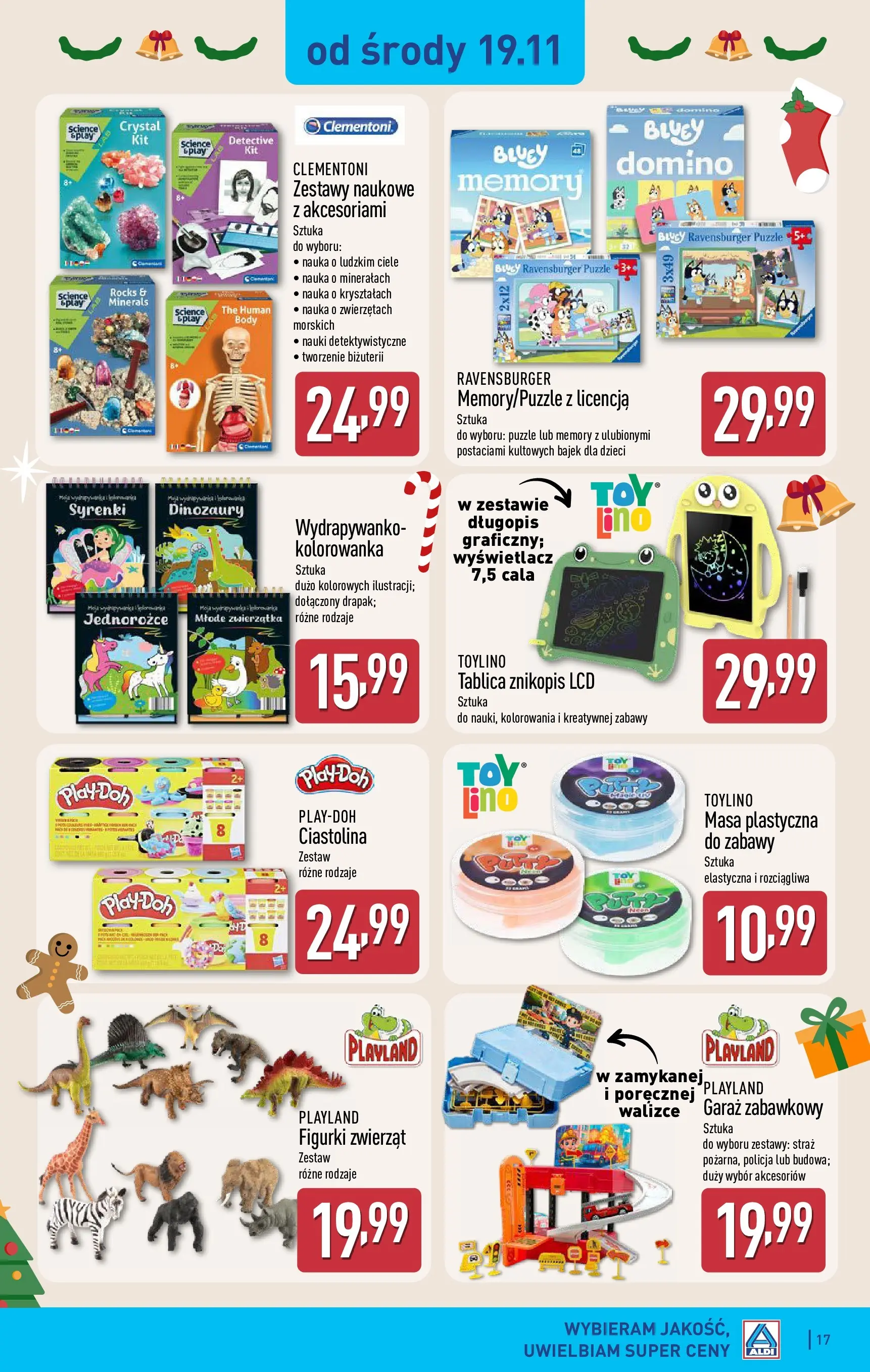 Aldi - Nie przegap tych okazji w ALDI od 16.11.2025 - Ulotka PDF, promocje | Strona: 17 | Produkty: Figurki, Body