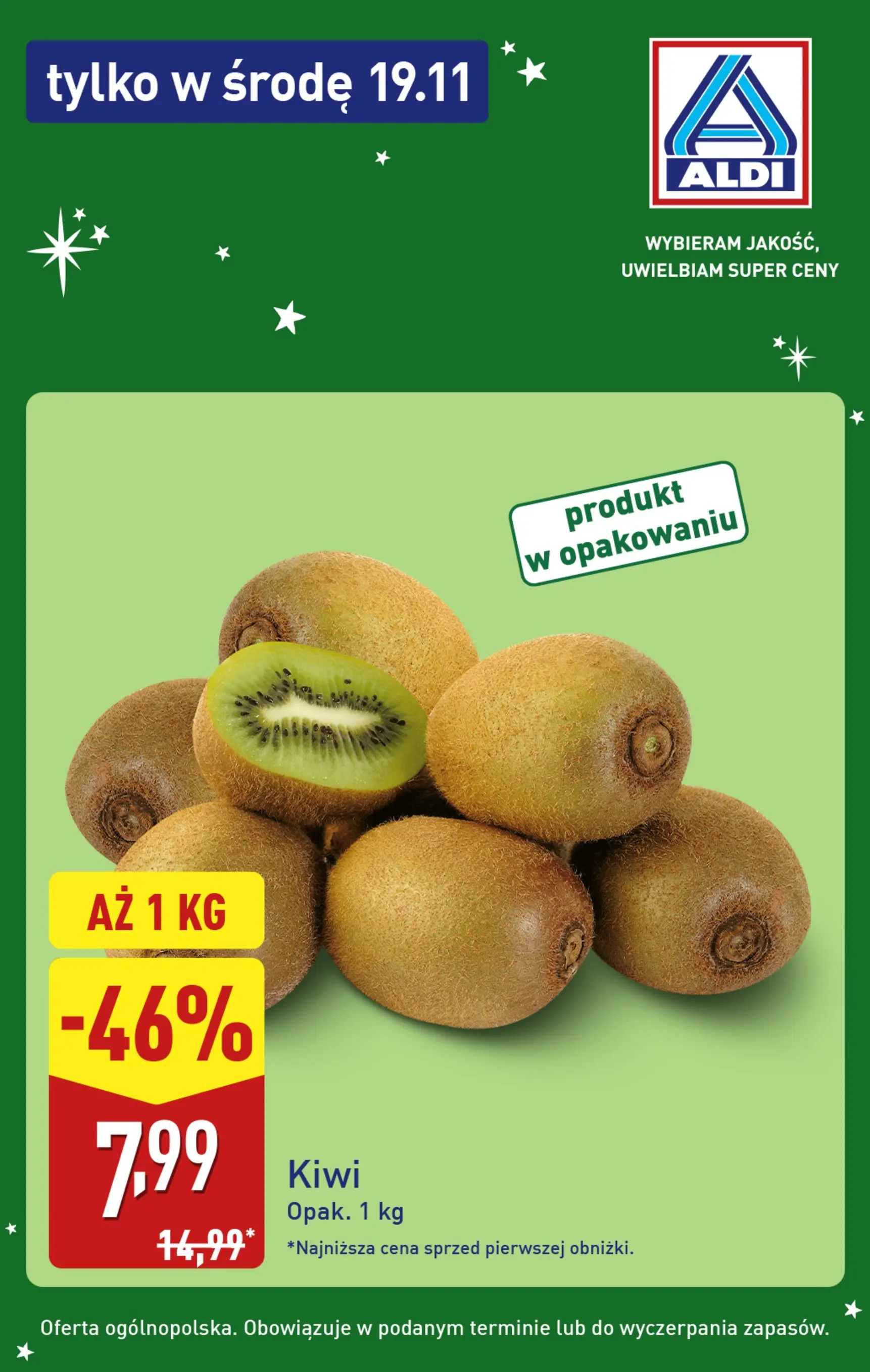 Aldi Gazetka - Tylko w środę od 19.11.2025 - Ulotka PDF, promocje | Strona: 4 | Produkty: Kiwi