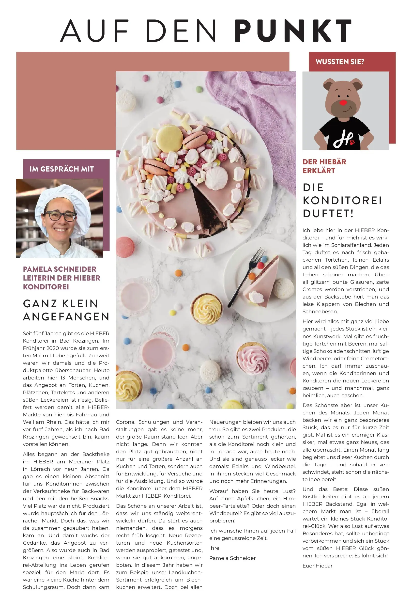 Entdecke - Hieber's Frischecenter: Meine Woche (ab 16.11.2025) zum Blättern | Seite: 3 | Produkte: Bad, Küche, Kuchen