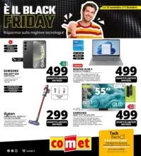 È il Black Friday da Comet!
