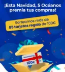 ¡Esta Navidad en 5 Océanos premiamos tus compras!