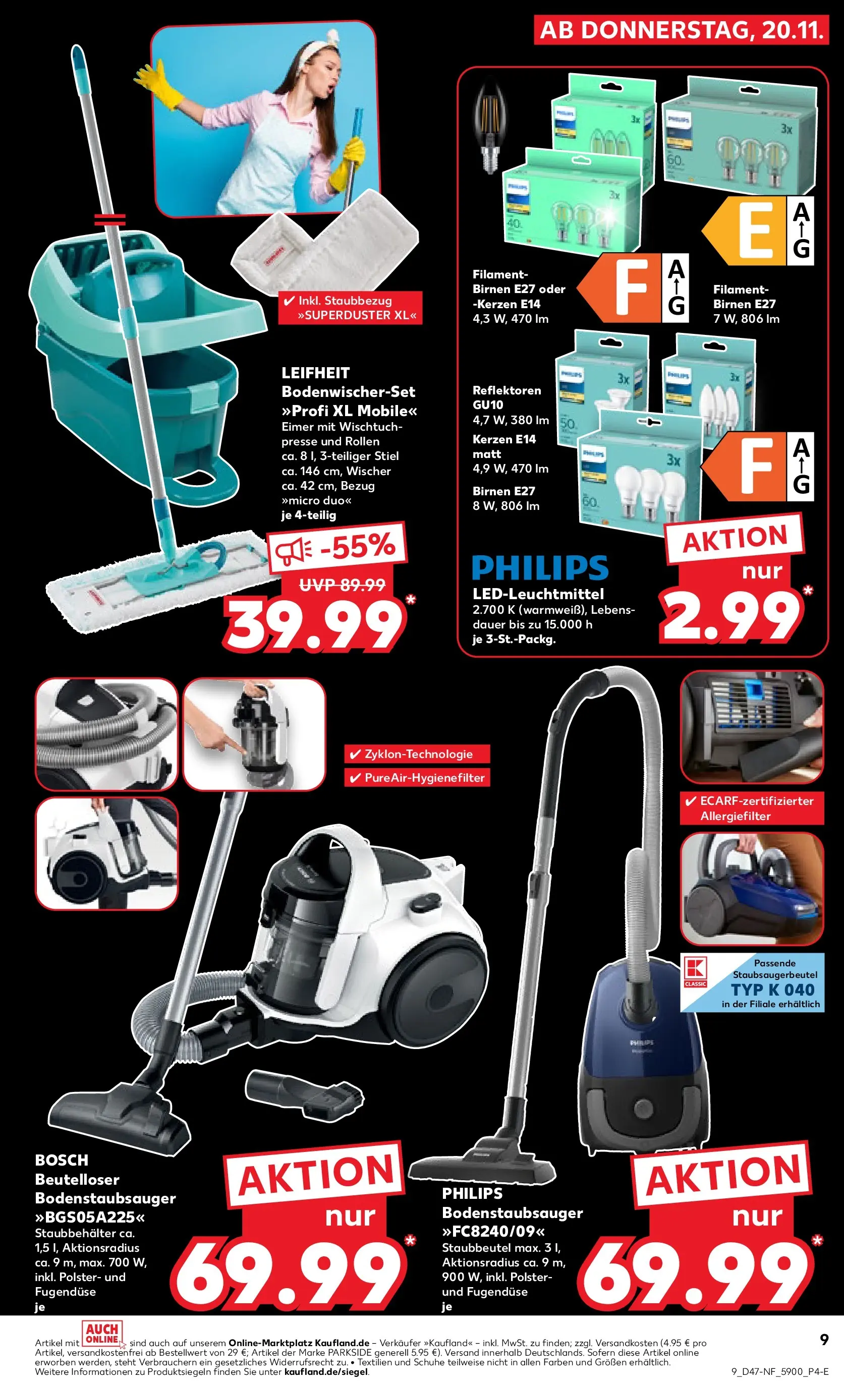 Prospekt Kaufland ab 19.11.2025 » Angebote Online zum Blättern | Seite: 9 | Produkte: Bosch, Philips, Presse