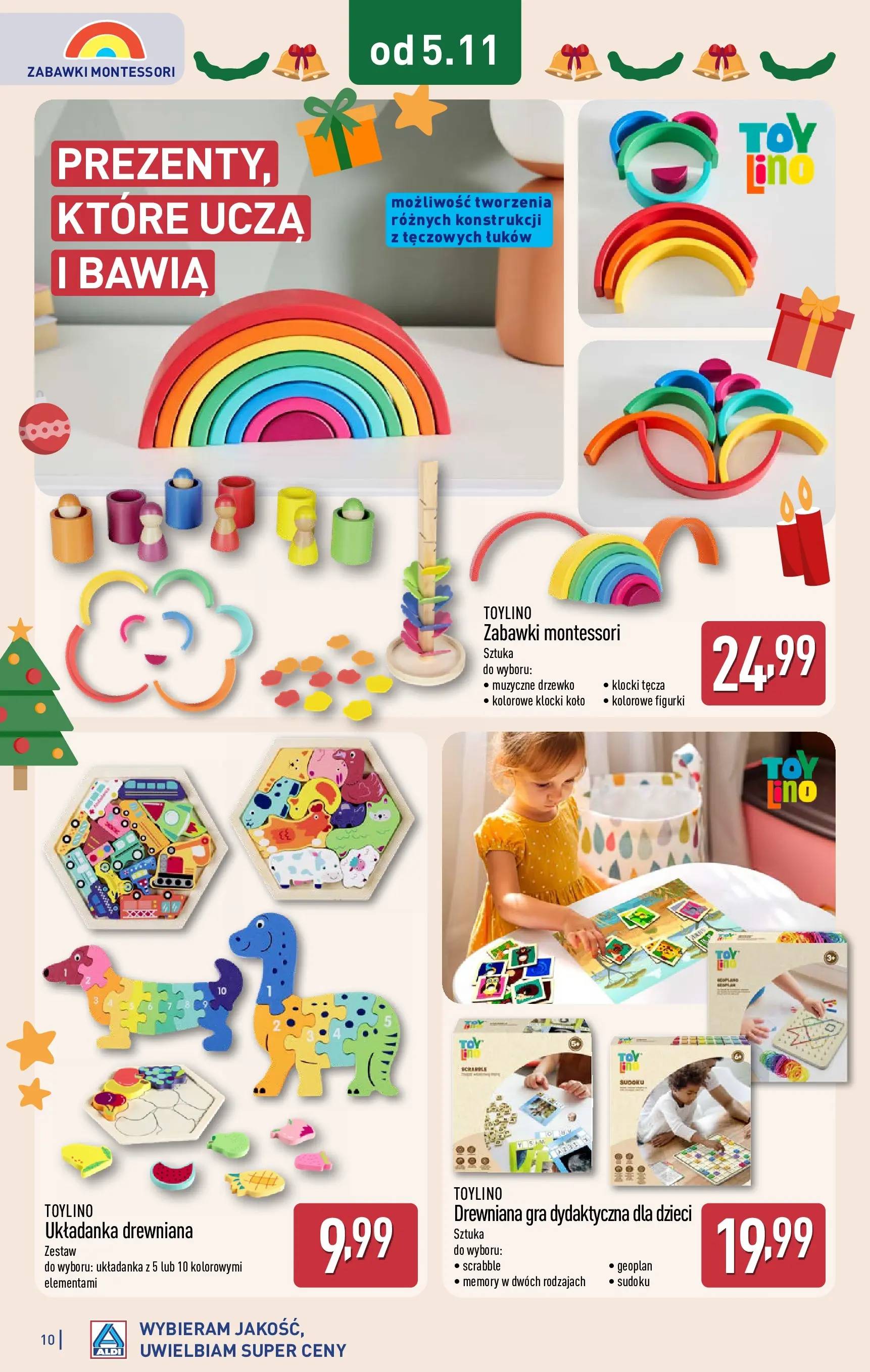 Aldi gazetka od 05.11.2025 | Boże Narodzenie 🎄🎁 | Strona: 10 | Produkty: Gra, Figurki