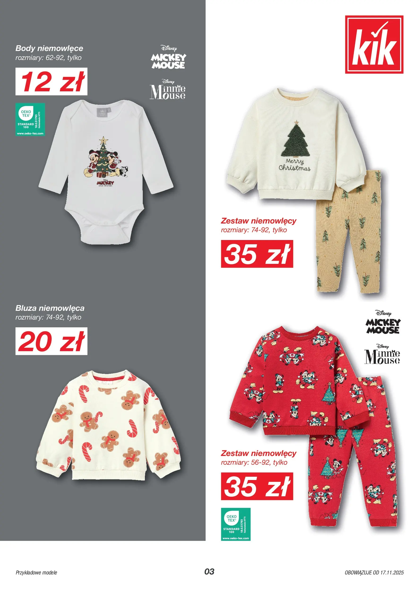 Kik BLACK FRIDAY Gazetka od 17.11.2025 | Promocje | Strona: 3 | Produkty: Body