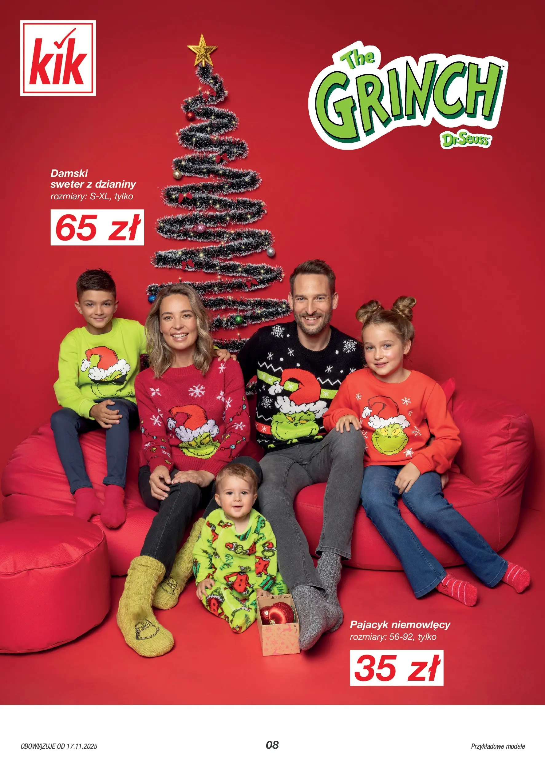 Kik BLACK FRIDAY Gazetka od 17.11.2025 | Promocje | Strona: 8 | Produkty: Sweter