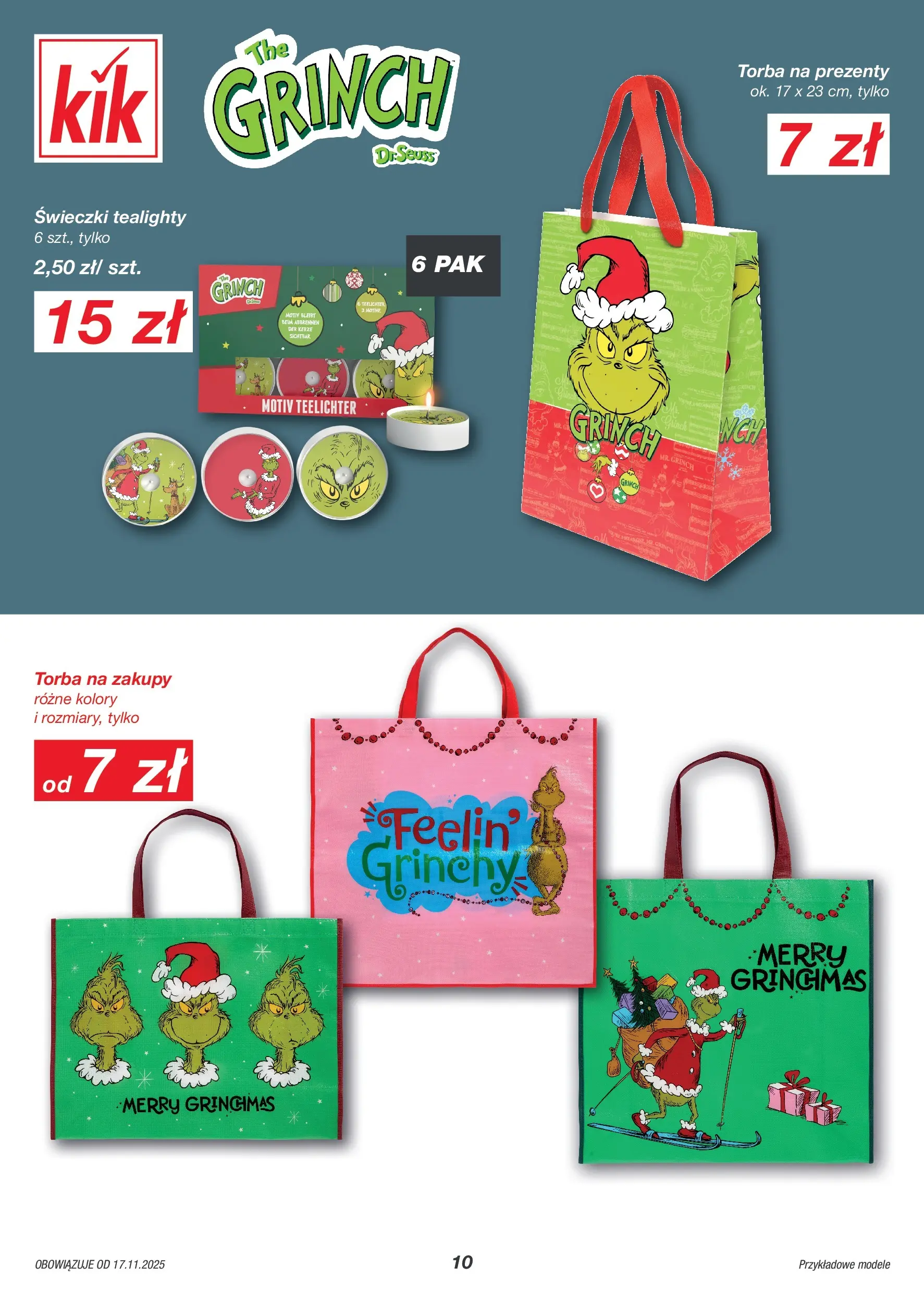 Kik BLACK FRIDAY Gazetka od 17.11.2025 | Promocje | Strona: 10 | Produkty: Torba