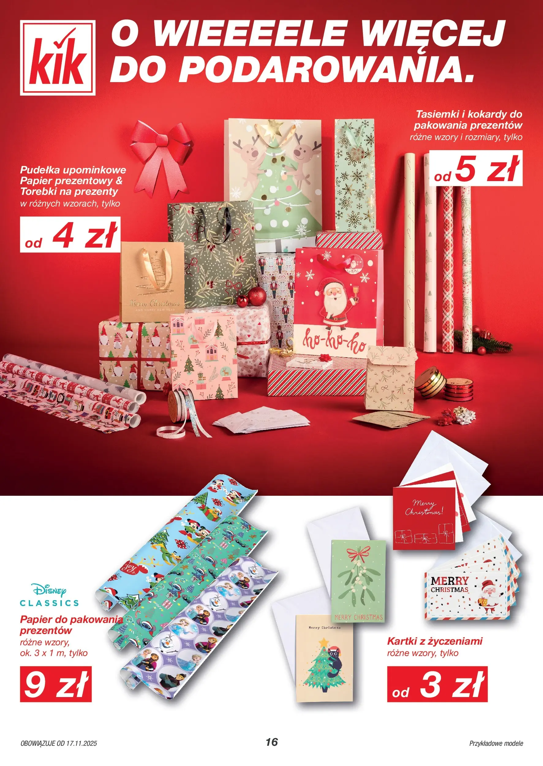 Kik BLACK FRIDAY Gazetka od 17.11.2025 | Promocje | Strona: 16 | Produkty: Torebki