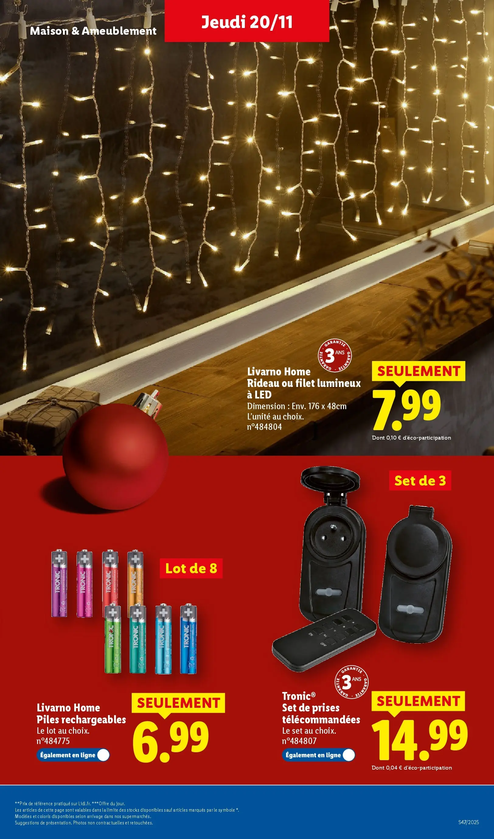 Catalogue LIDL du 19/11/2025 | Promo prospectus en ligne | Page: 47