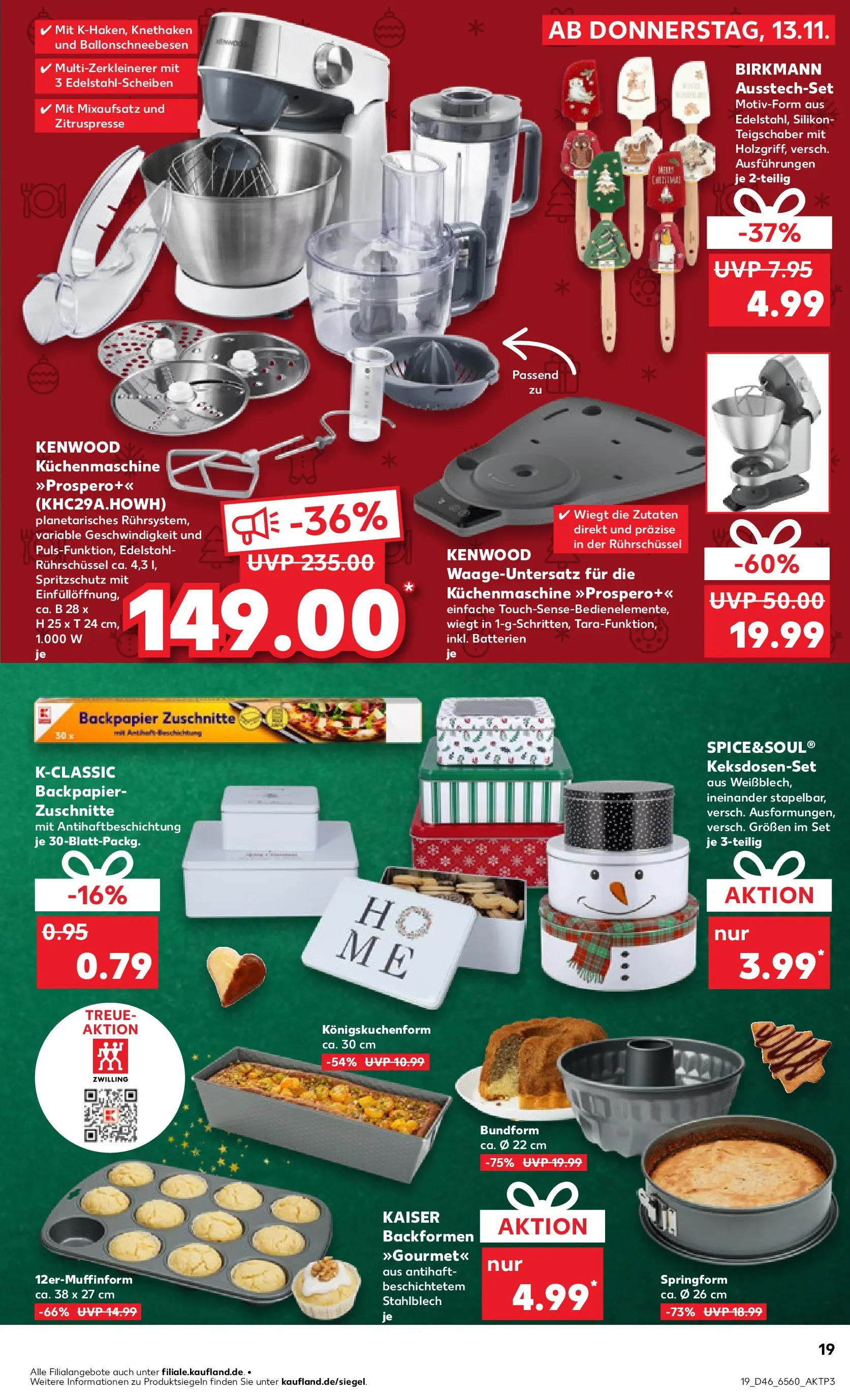 Prospekt Kaufland ab 16.11.2025 » Angebote Online zum Blättern | Seite: 19 | Produkte: Cutter, Batterien