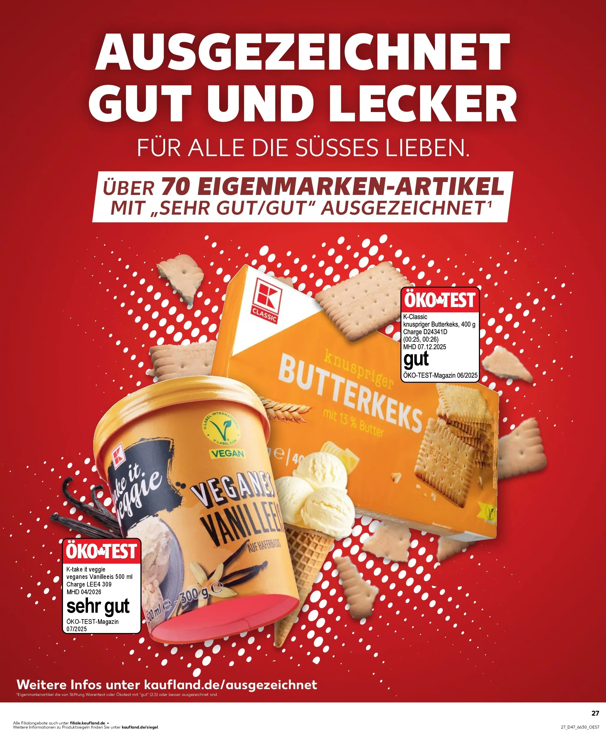 Prospekt Kaufland ab 20.11.2025 » Angebote Online zum Blättern | Seite: 27 | Produkte: Butter