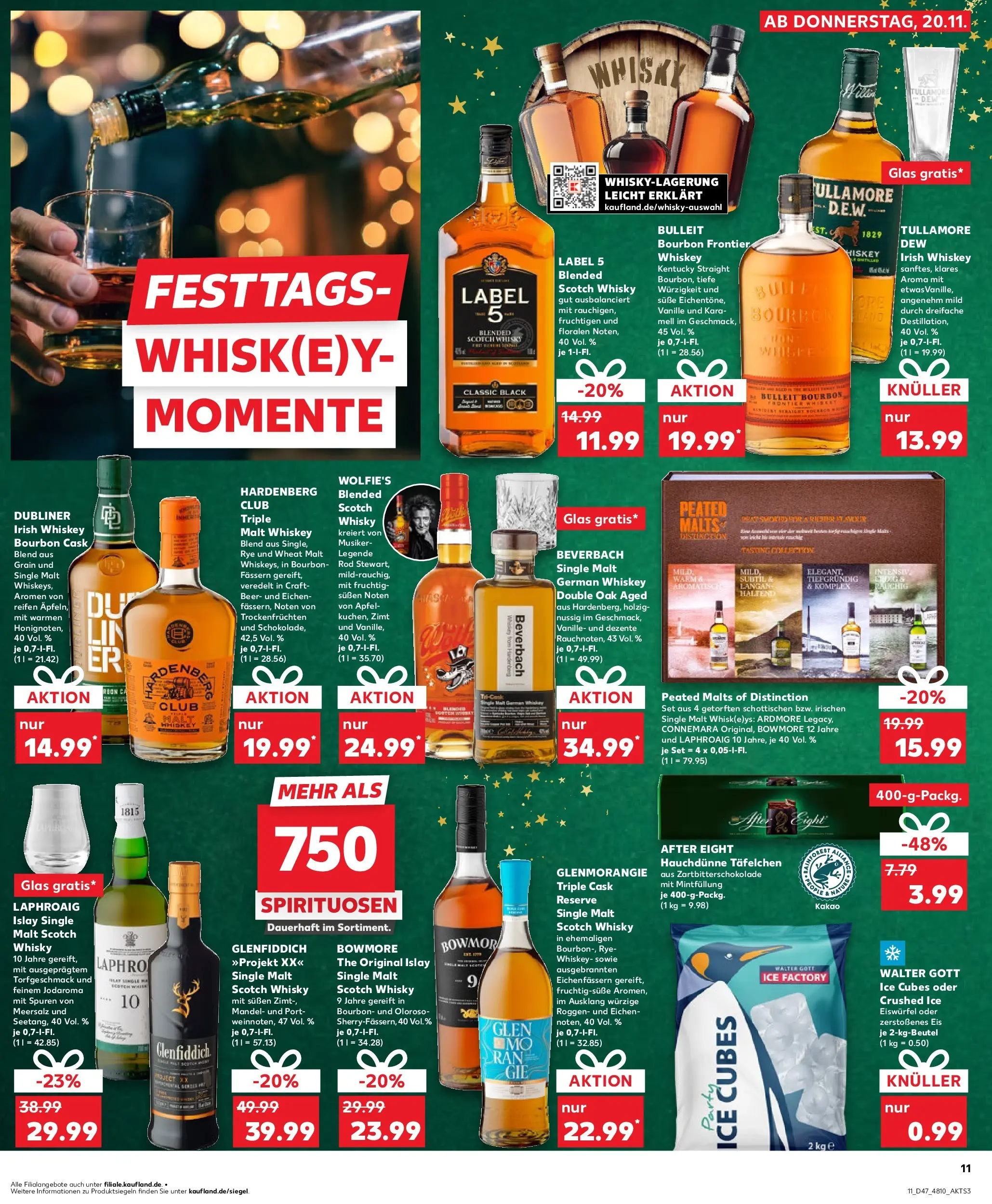 Prospekt Kaufland ab 20.11.2025 » Angebote Online zum Blättern | Seite: 11 | Produkte: Whisky, Äpfel, Bourbon, Whiskey