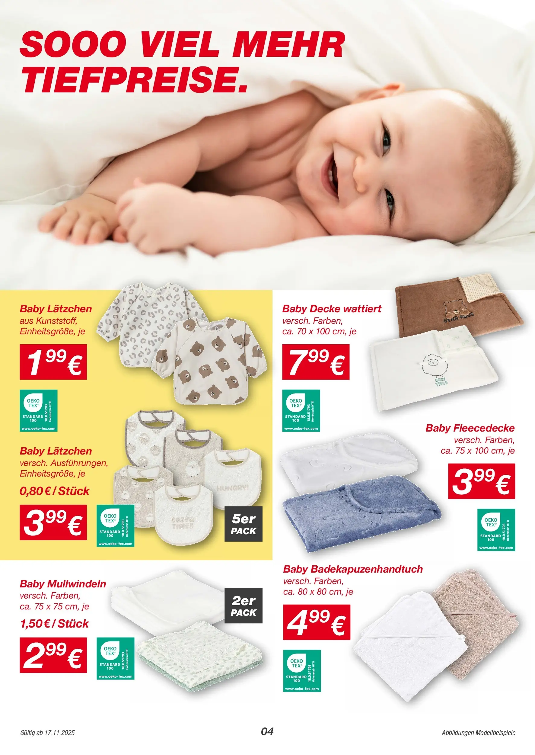 Kik BLACK FRIDAY - Flugblatt (17.11.2025) | Seite: 4 | Produkte: Decke