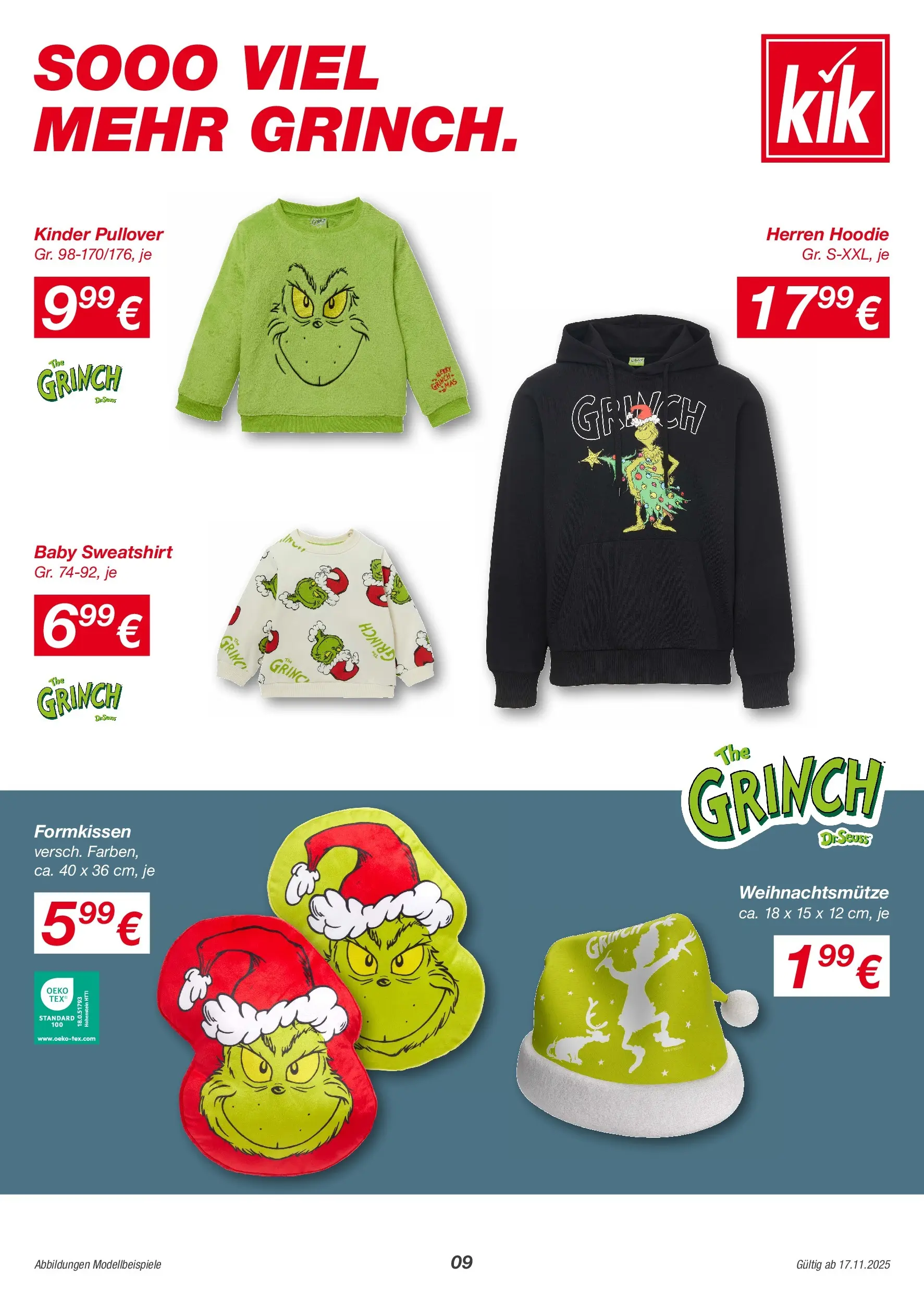 Kik BLACK FRIDAY - Flugblatt (17.11.2025) | Seite: 9 | Produkte: Pullover