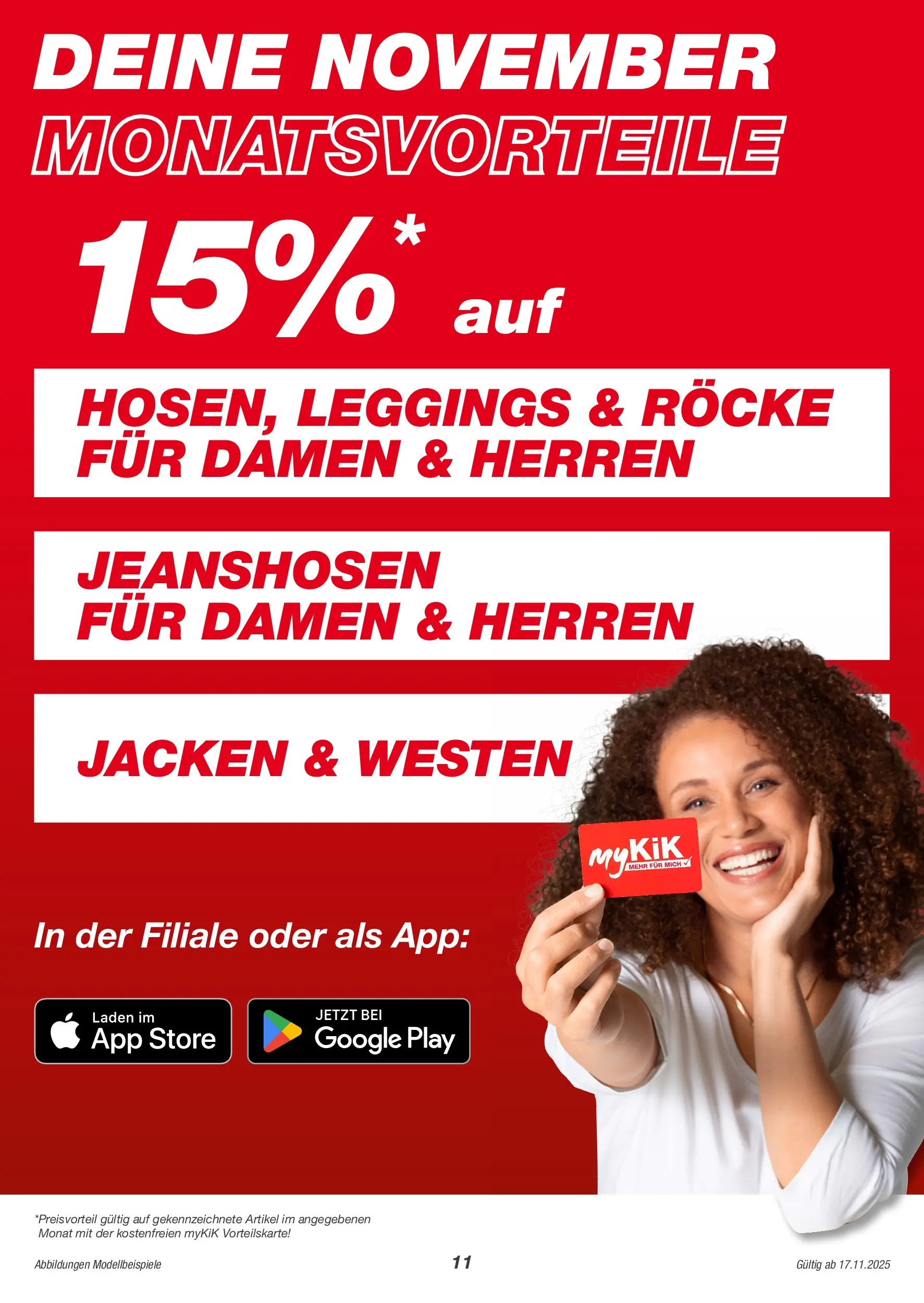Kik BLACK FRIDAY - Flugblatt (17.11.2025) | Seite: 11 | Produkte: Leggings