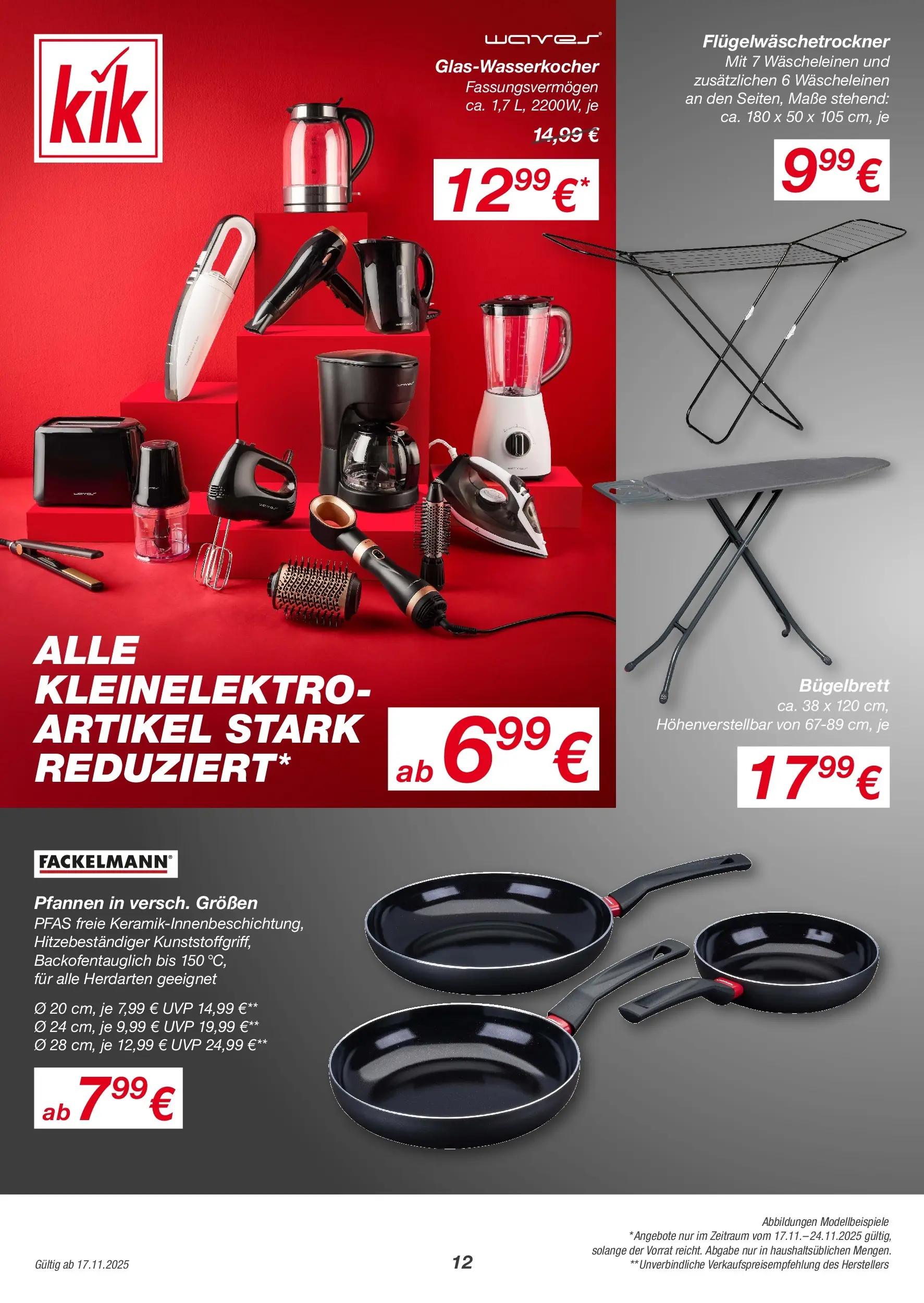 Kik BLACK FRIDAY - Flugblatt (17.11.2025) | Seite: 12