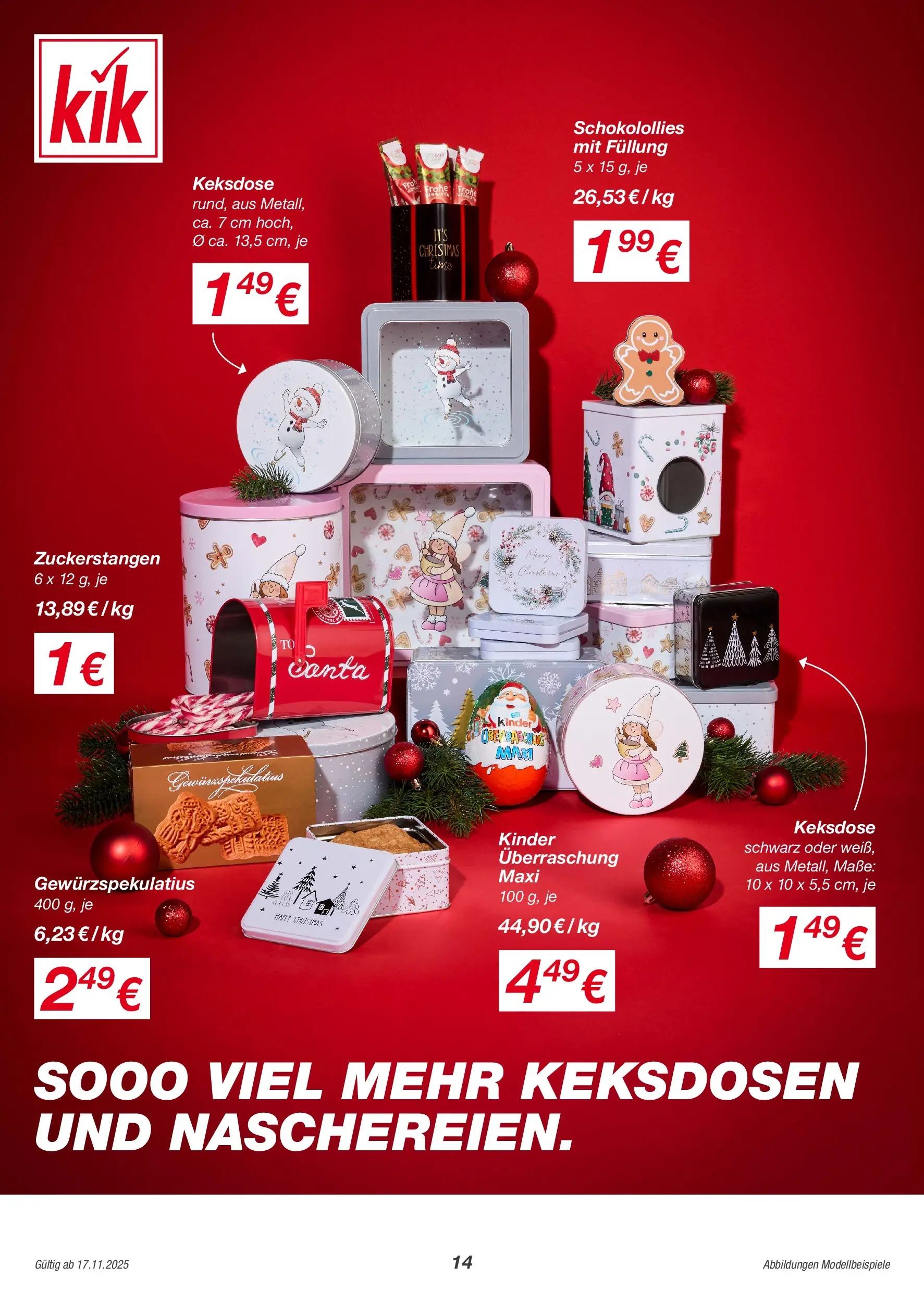 Kik BLACK FRIDAY - Flugblatt (17.11.2025) | Seite: 14