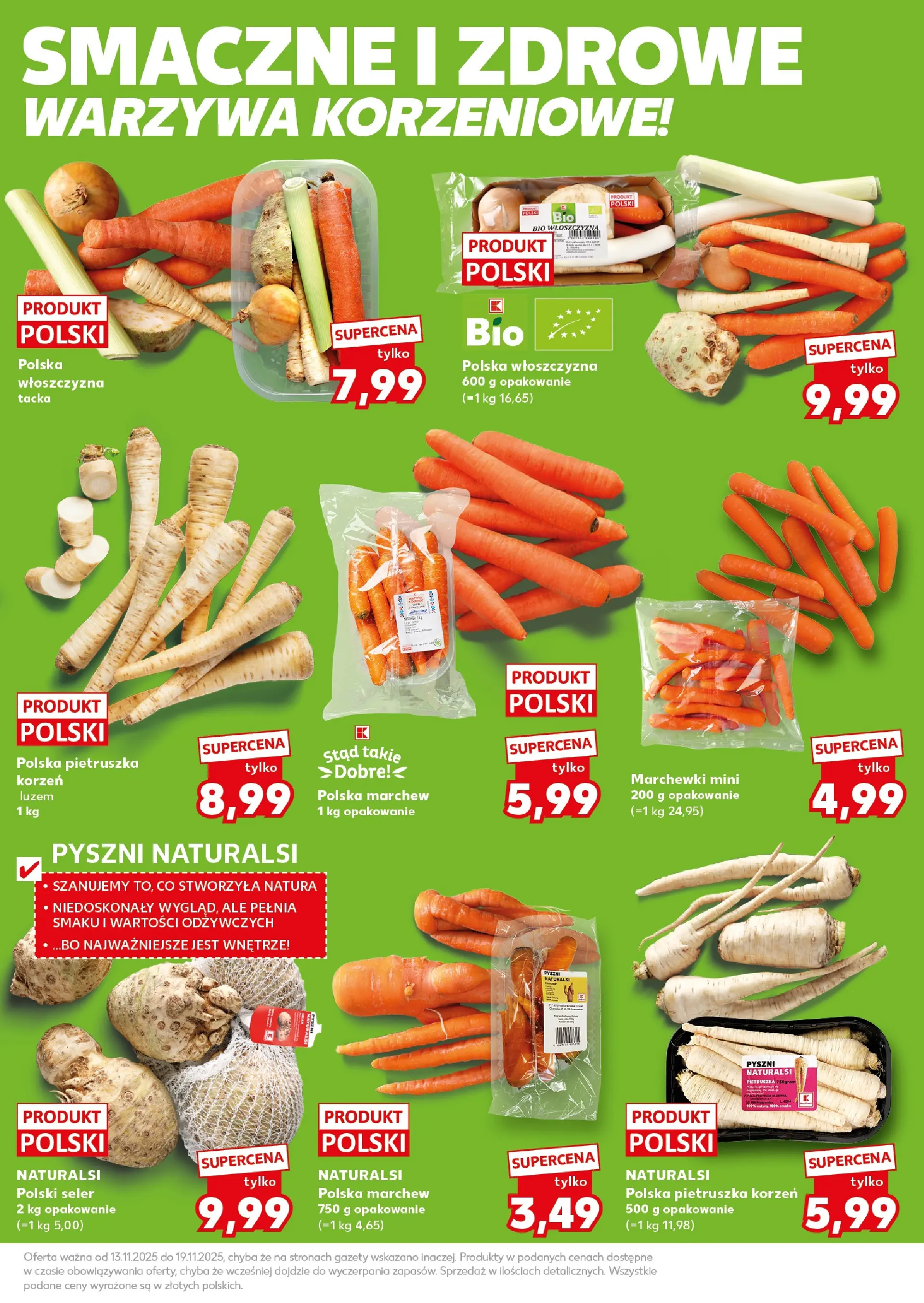 Kaufland gazetka - Super Sobota od 15.11.2025 - od jutra PDF | Strona: 11 | Produkty: Pietruszka, Warzywa