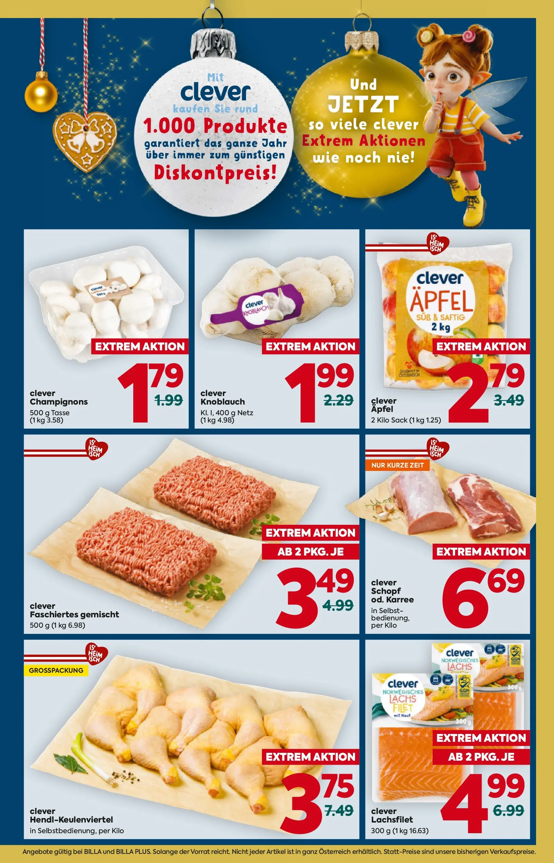 Billa - BILLA: Flugblatt gültig bei BILLA & BILLA PLUS ab 19.11.2025 - Angebote, Prospekt | Seite: 3 | Produkte: Knoblauch, Äpfel