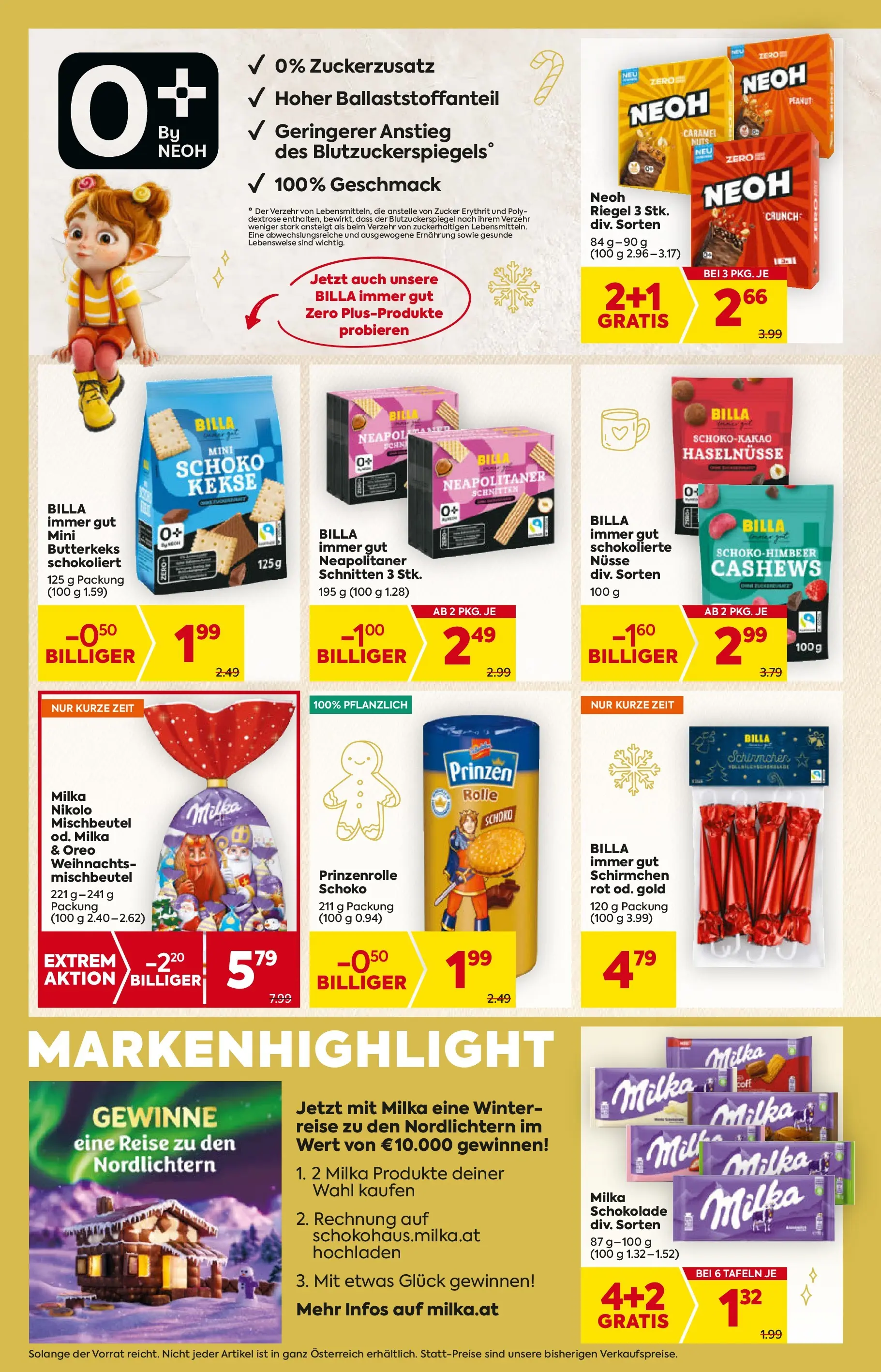 Billa - BILLA: Flugblatt gültig bei BILLA & BILLA PLUS ab 19.11.2025 - Angebote, Prospekt | Seite: 16 | Produkte: Nüsse, Kekse, Zucker, Schokolade