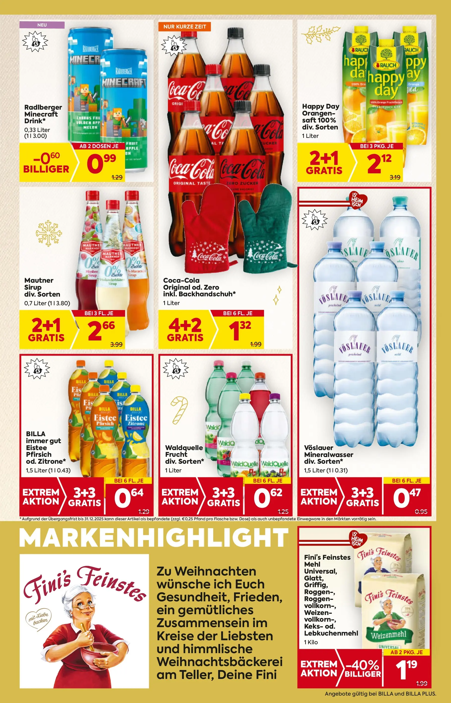 Billa - BILLA: Flugblatt gültig bei BILLA & BILLA PLUS ab 19.11.2025 - Angebote, Prospekt | Seite: 17 | Produkte: Zitrone, Pfirsich, Apple, Saft