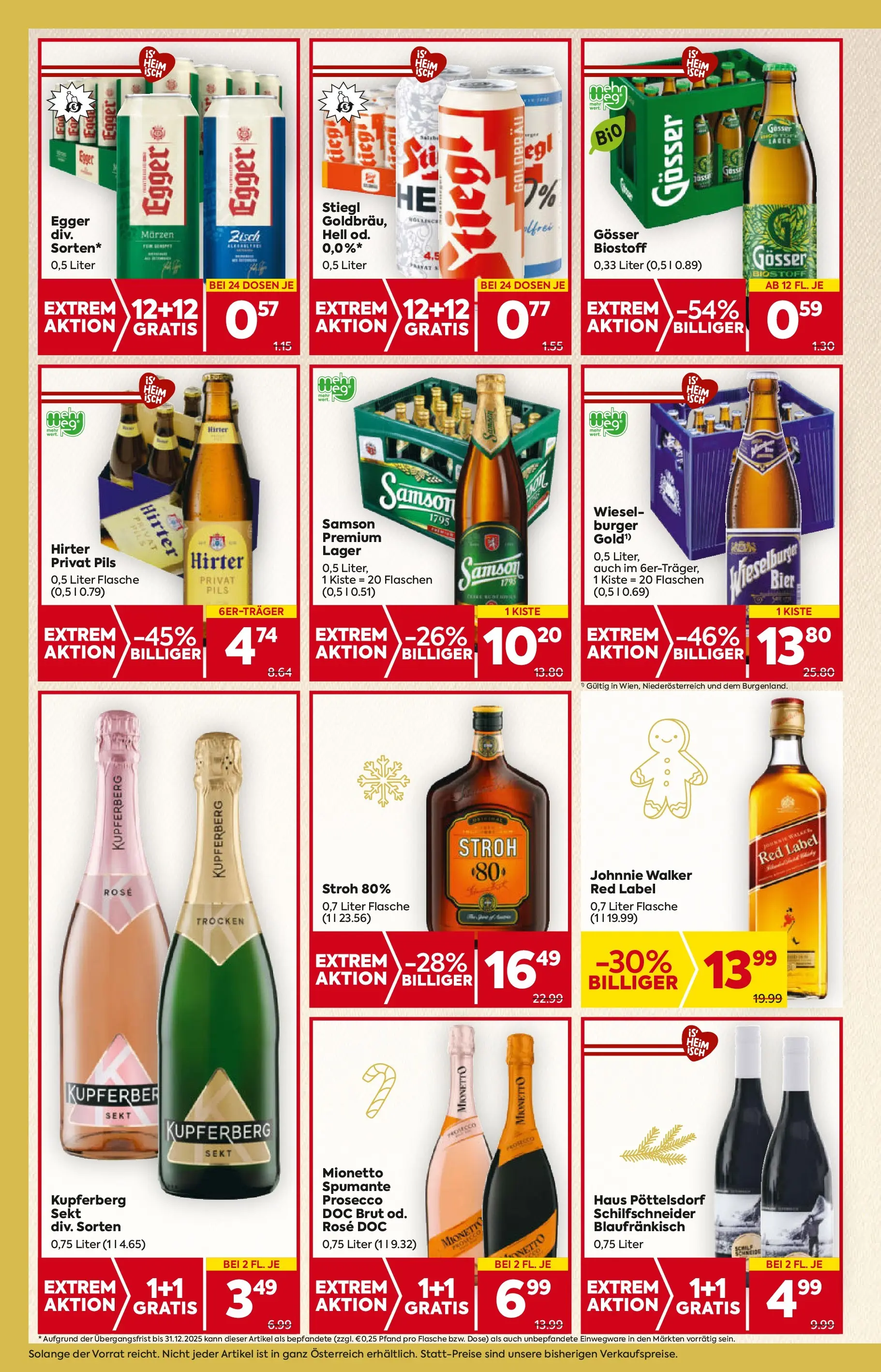 Billa Flugblatt - Amstetten, Neufurth ab 20.11.2025 - Angebote, Prospekt | Seite: 18 | Produkte: Bier