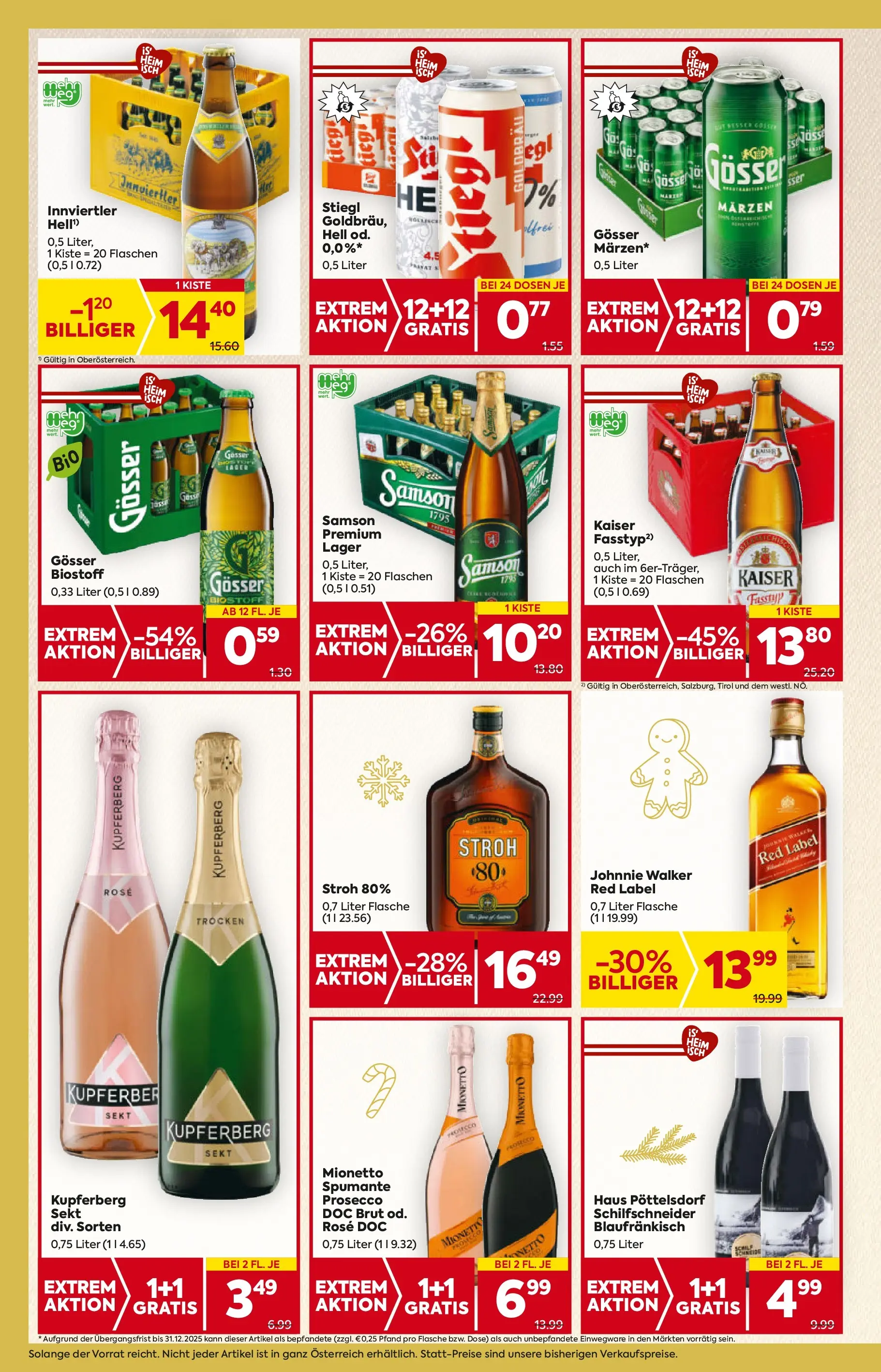 Billa Flugblatt - Grieskirchen, Wallern An Der Trattnach, Ansfelden ab 20.11.2025 - Angebote, Prospekt | Seite: 18 | Produkte: Nüsse