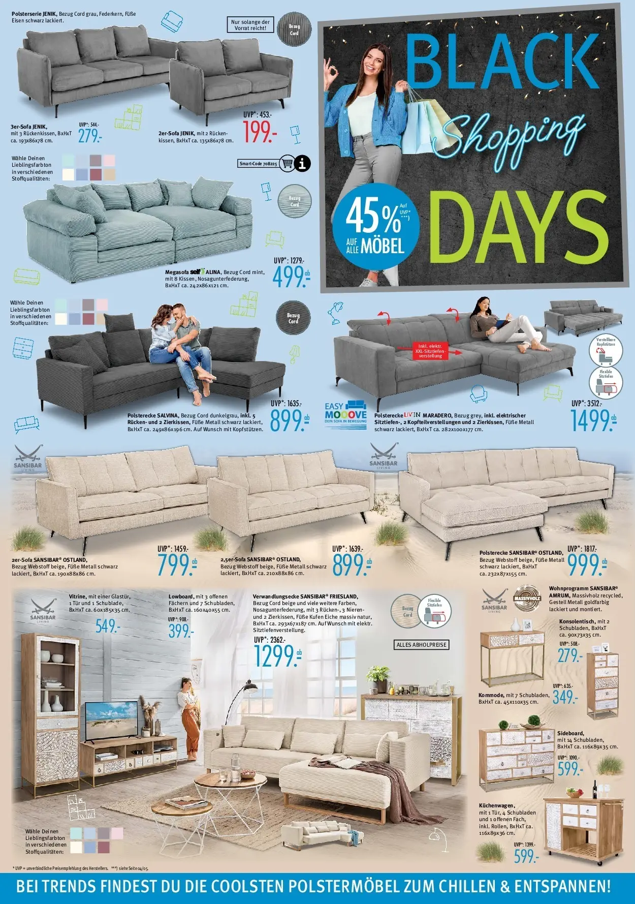 Trends - Ostermann Trends: Neue Möbel wirken Wunder. (ab 21.11.2025) zum Blättern | Seite: 2 | Produkte: Tür