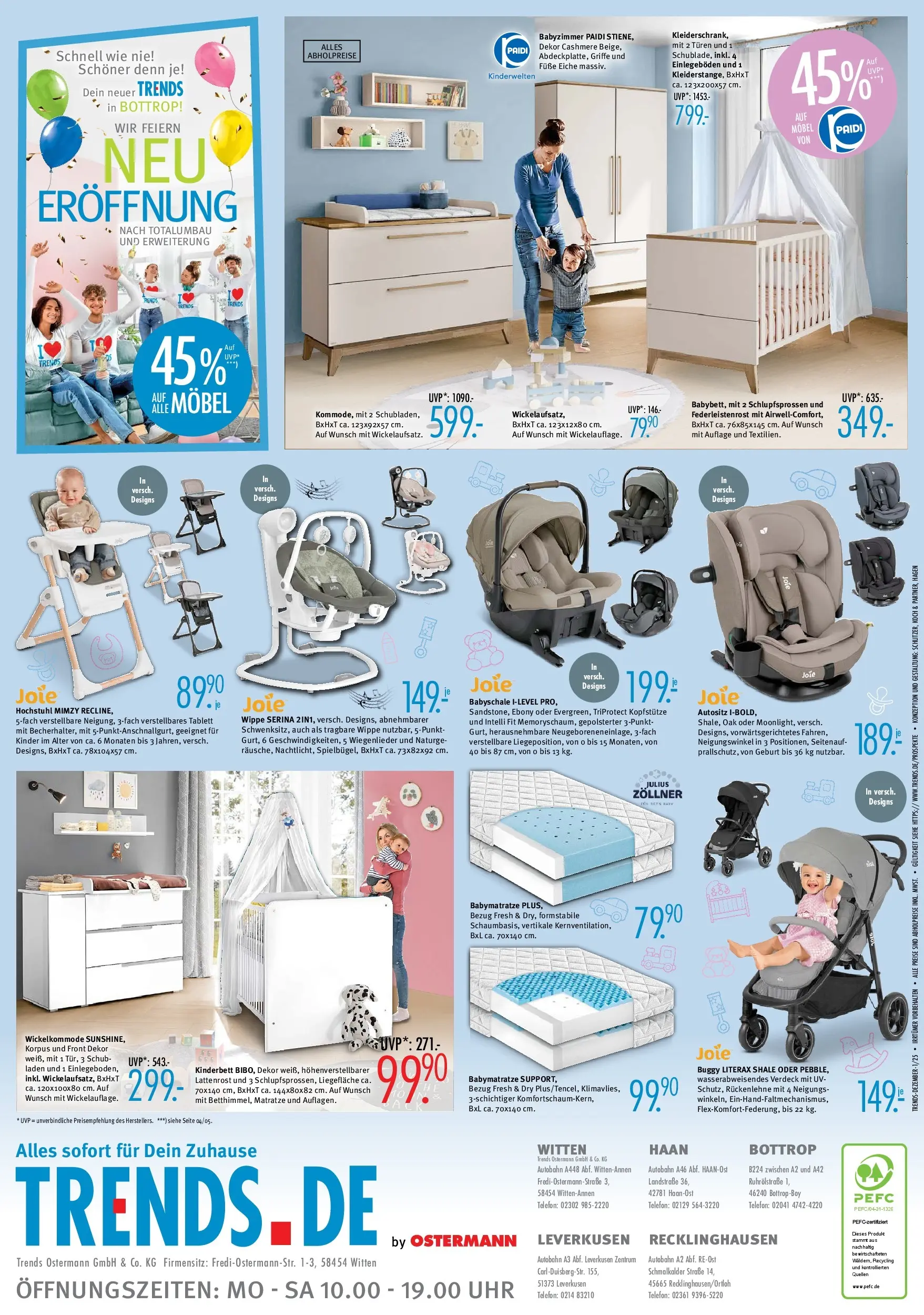 Trends - Ostermann Trends: Neue Möbel wirken Wunder. (ab 28.11.2025) zum Blättern | Seite: 8 | Produkte: Matratze, Lattenrost, Telefon, Uhr