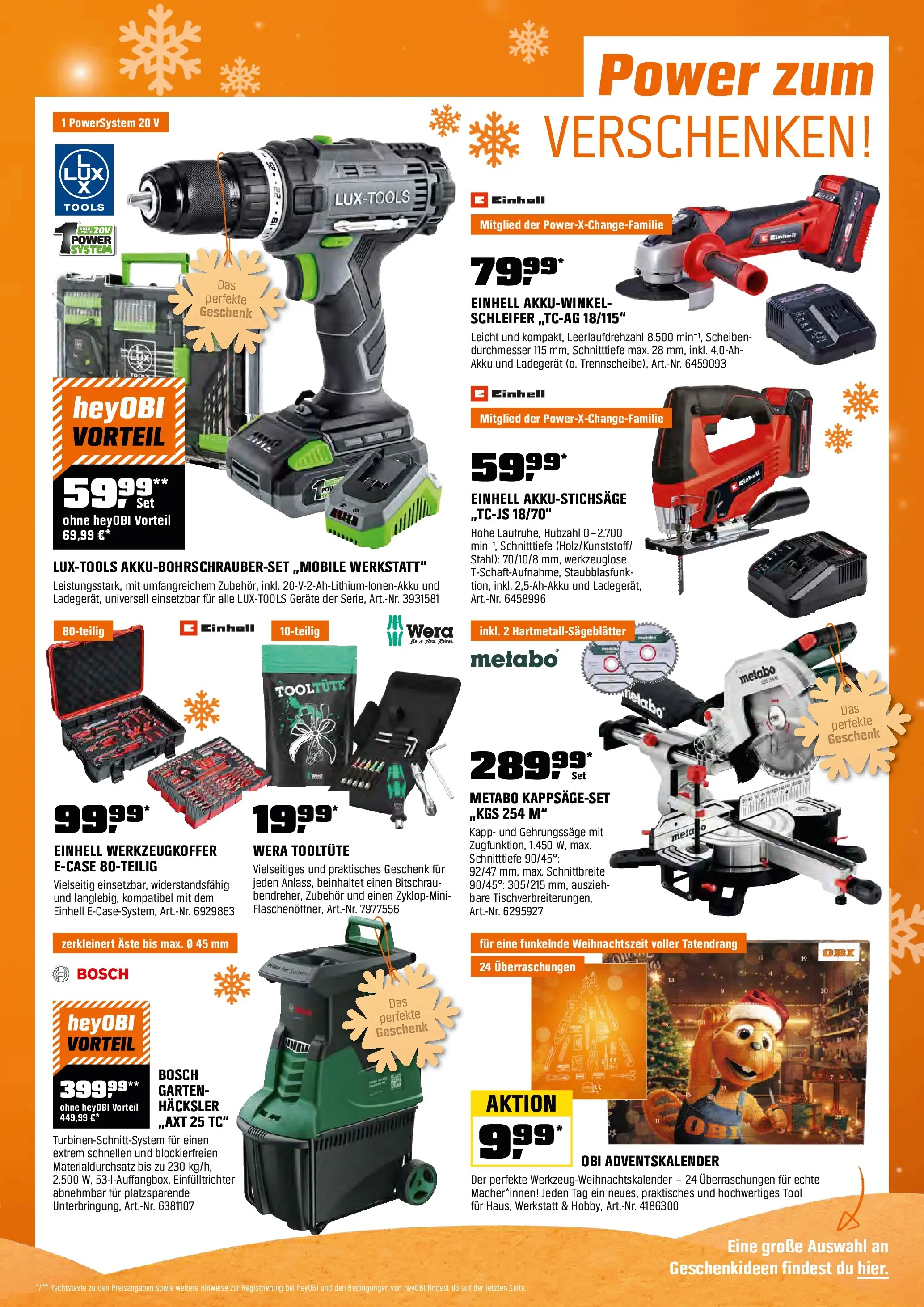 Obi BLACK FRIDAY Prospekt von 14.11.2025 | Seite: 22 | Produkte: Bosch, Siemens, AEG, Bilder