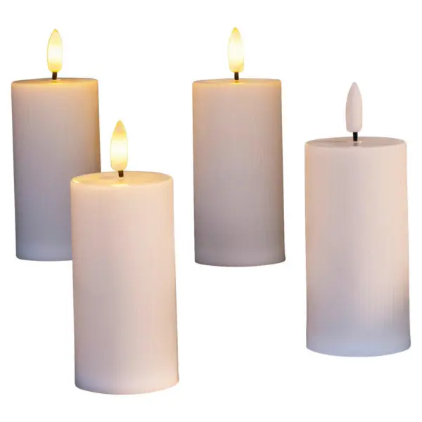 LED-Kerzen 4er Set