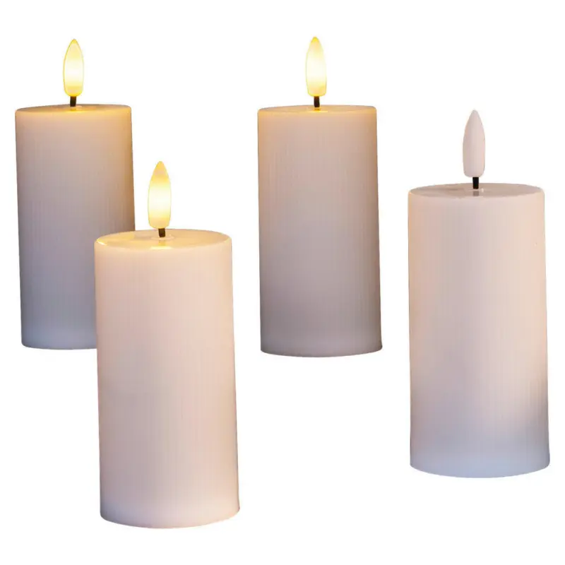 LED-Kerzen 4er Set
