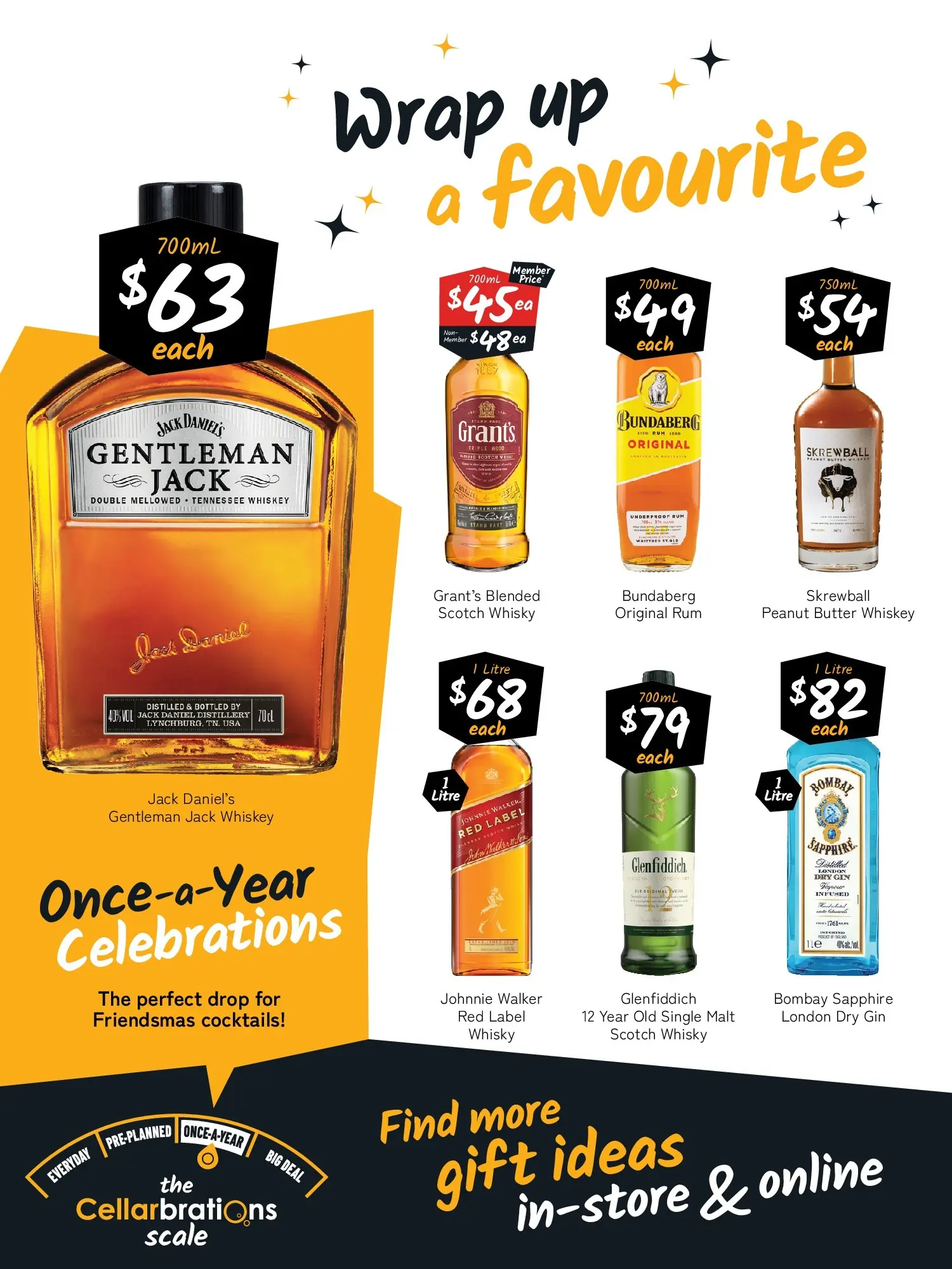 Cellarbrations Catalogue Somerset, Huonville, Hobart - 17/11/2025 > weekly / monthly specials | Page: 4 | Products: Butter, Gin, Scotch, Scale