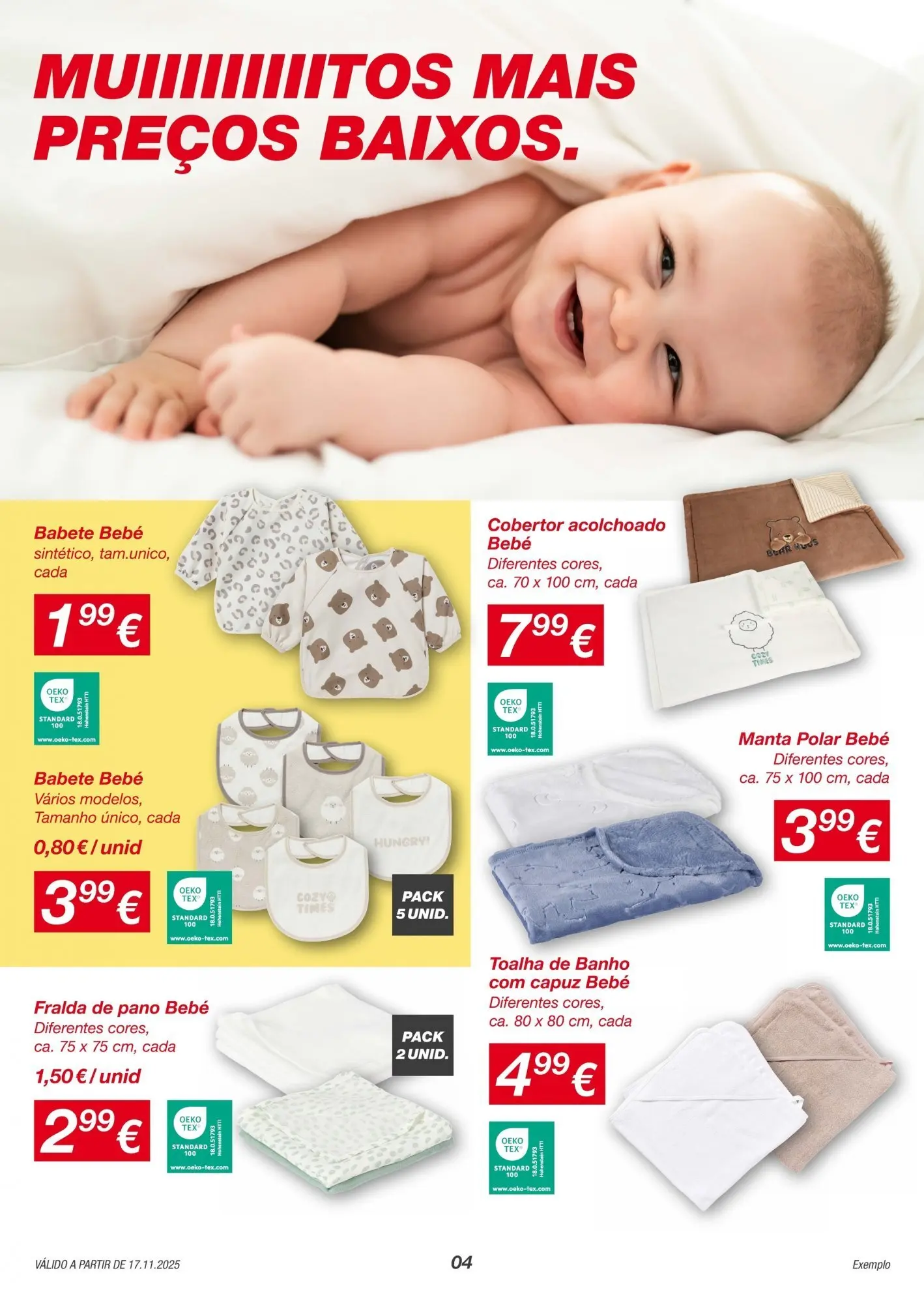 KIK - Folheto de KiK até 23.11.2025 » de 17/11/2025 - 23/11/2025 | Página: 4 | Produtos: Cobertor, Banho, Toalha de banho, Capuz