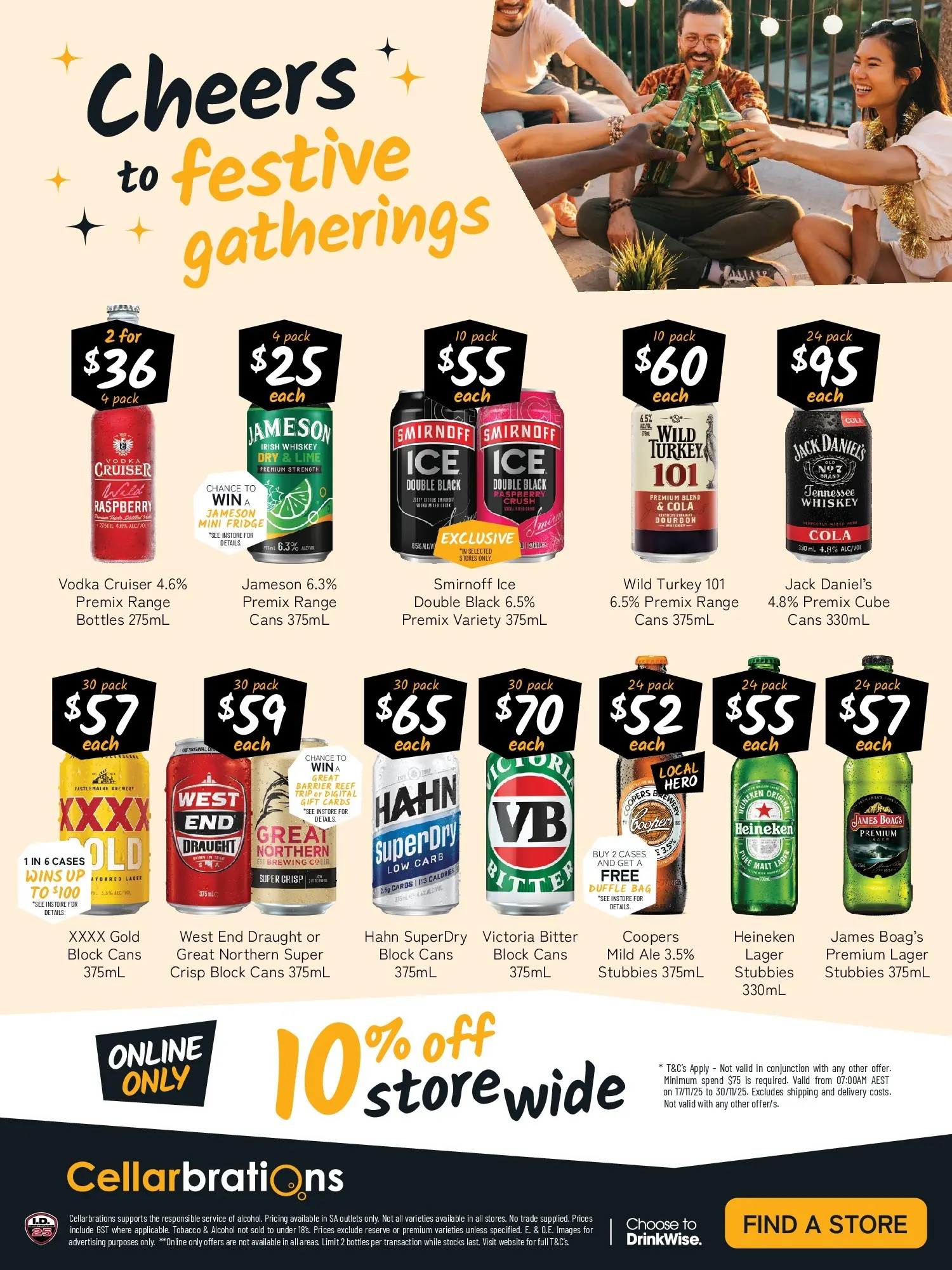 Cellarbrations - Christmas Gifts that hit the spot Good Shout! - 16/11/2025 > weekly / monthly specials | Page: 6 | Products: Raspberry, Digital, Bag, Fridge