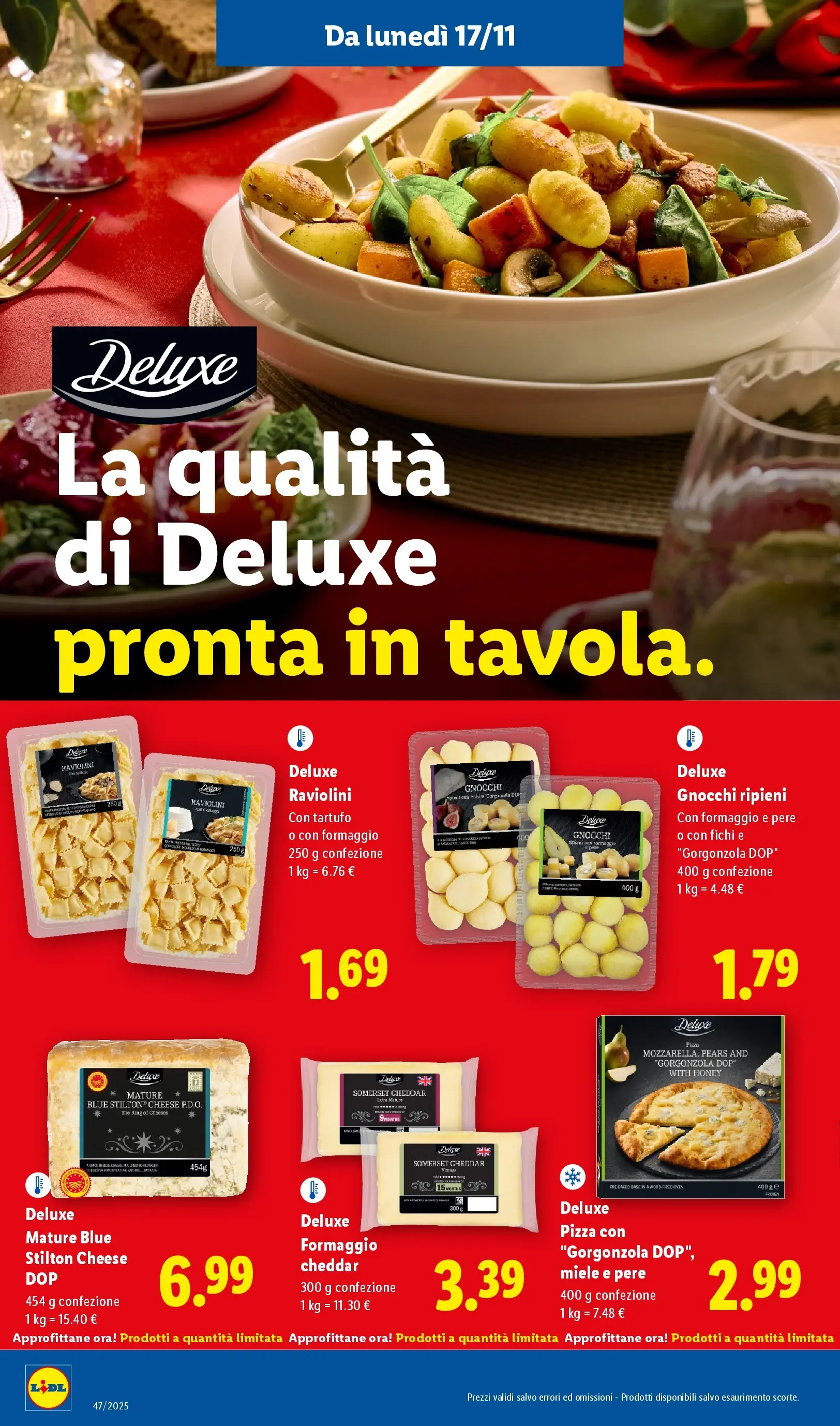 LIDL volantino della prossima settimana dal ﻿16/11/2025﻿ 📣 | Pagina: 9 | Prodotti: Tartufo, Ravioli, Gnocchi, Miele
