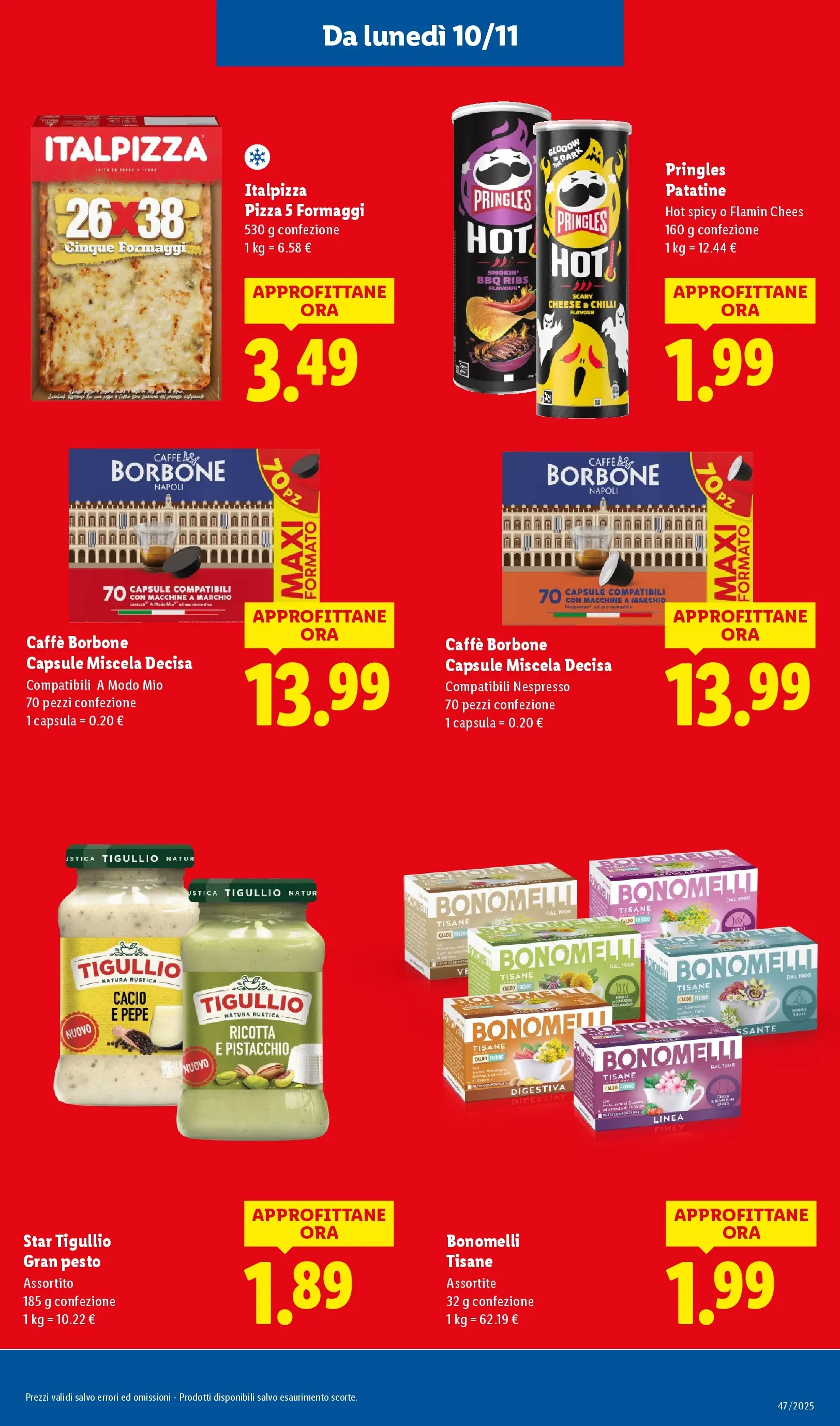 LIDL volantino della prossima settimana dal ﻿16/11/2025﻿ 📣 | Pagina: 22 | Prodotti: Caffè, Pepe, Pesto, Ricotta
