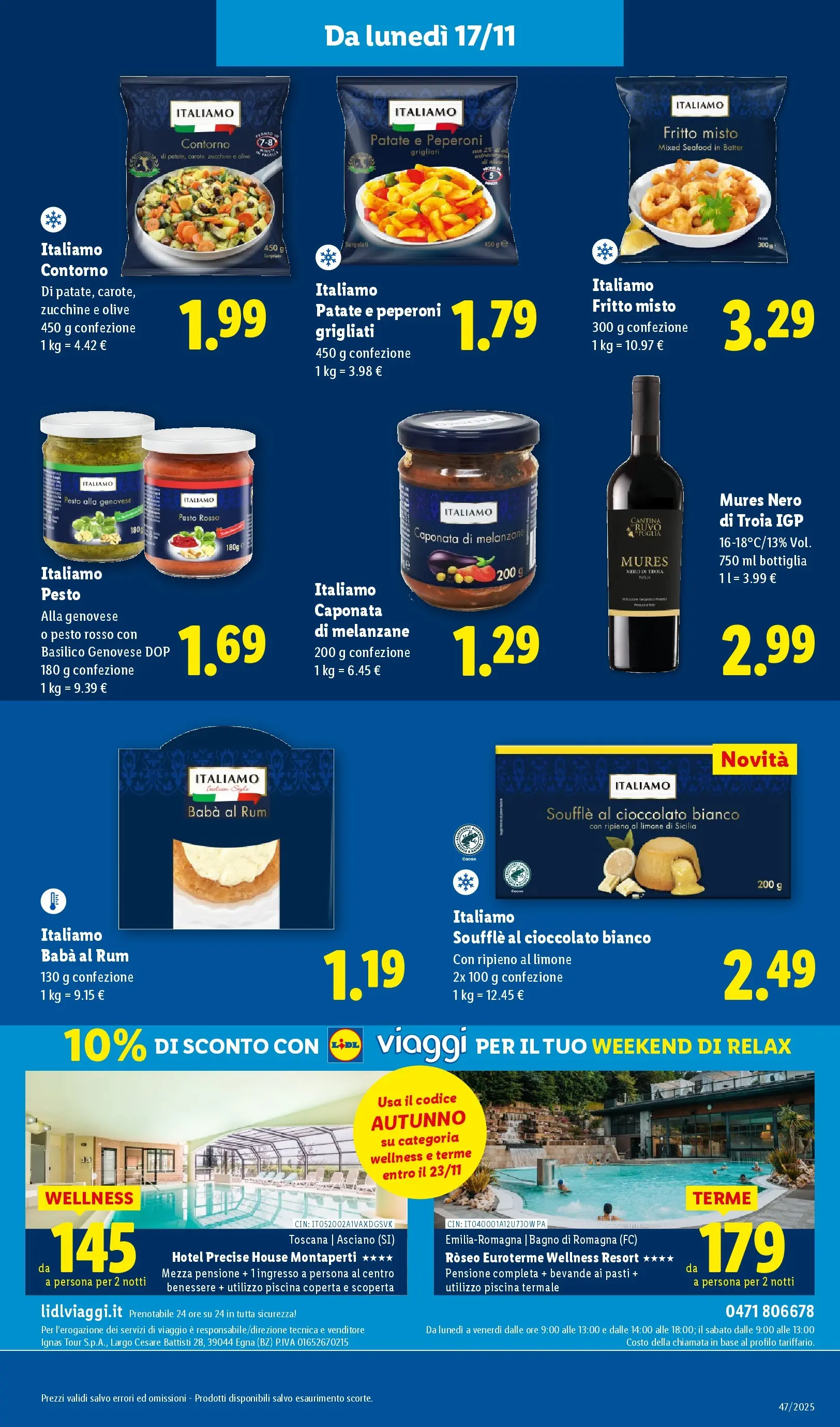 LIDL volantino della prossima settimana dal ﻿16/11/2025﻿ 📣 | Pagina: 30 | Prodotti: Olive, Rum, Melanzane, Zucchine