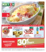 Supermarch&eacute; MATCH C'EST TOUS LES JOURS LE MARCH&Eacute; - au 30.11.2025