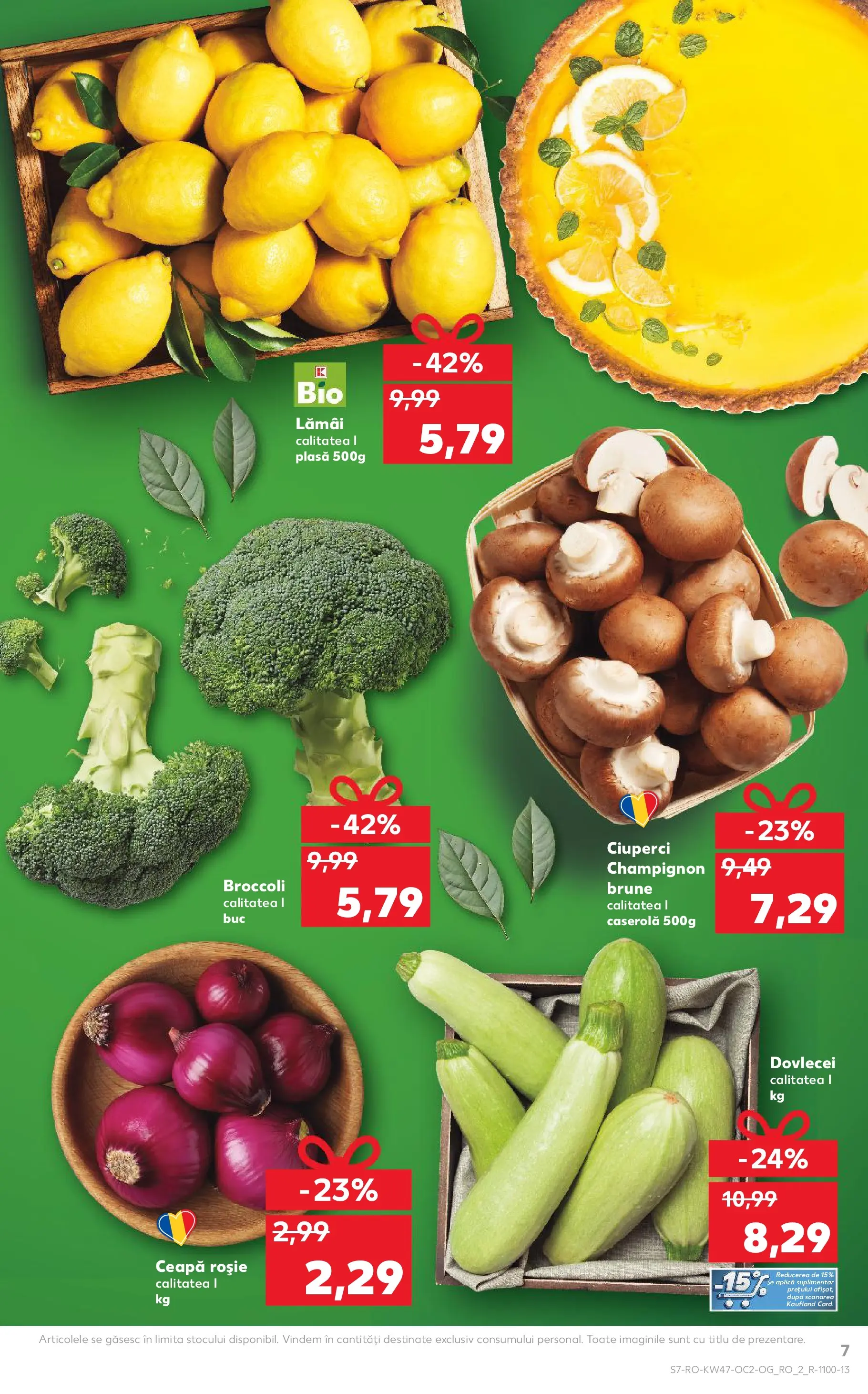 Catalog Kaufland - Arad 18.11.2025 - Revista si Oferta | Pagină: 7 | Produse: Ciuperci, Ceapă