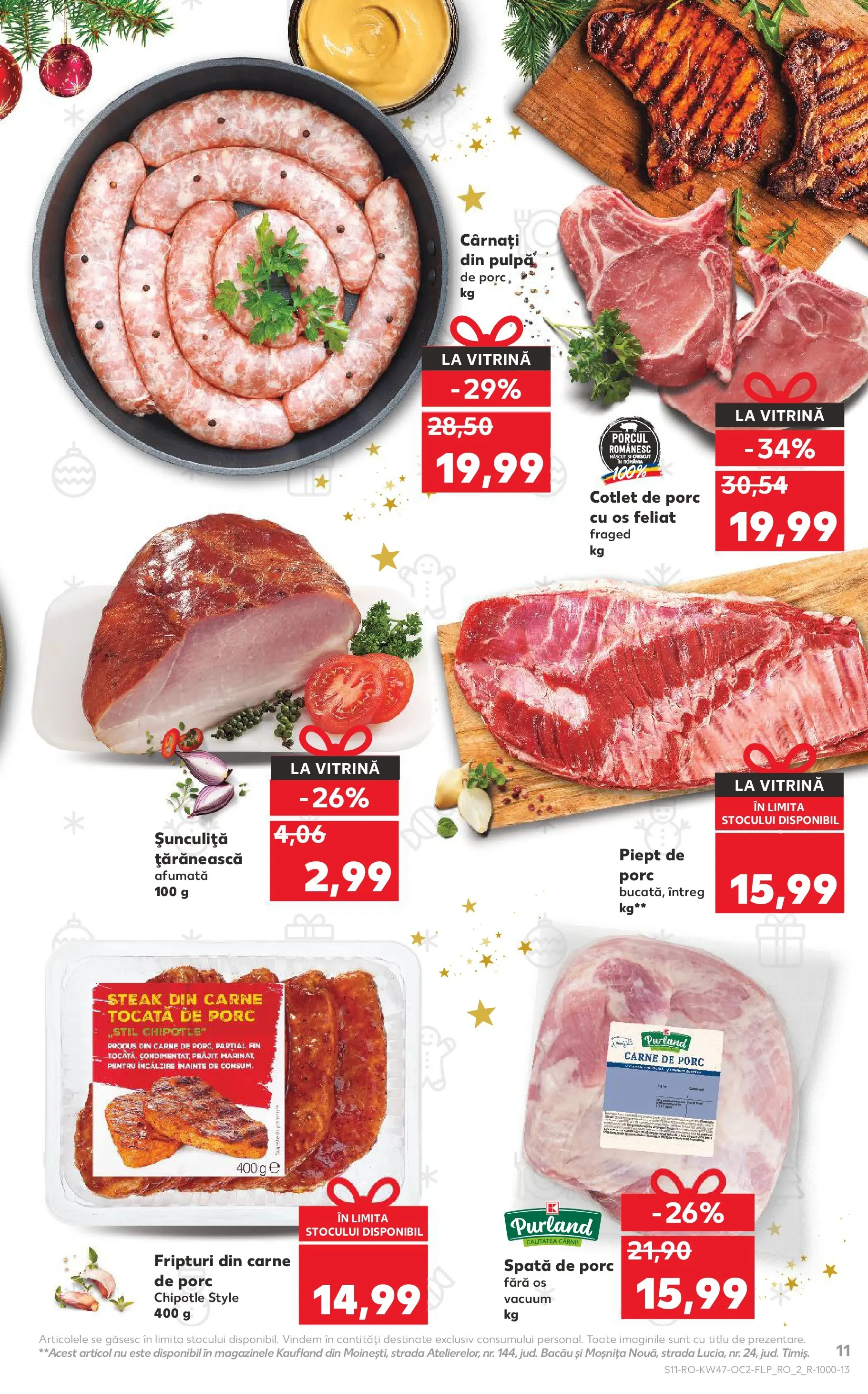 Catalog Kaufland - Comarnic 18.11.2025 - Revista si Oferta | Pagină: 11 | Produse: Lait de coco, Bacon, Carne De Porc, Cârnați