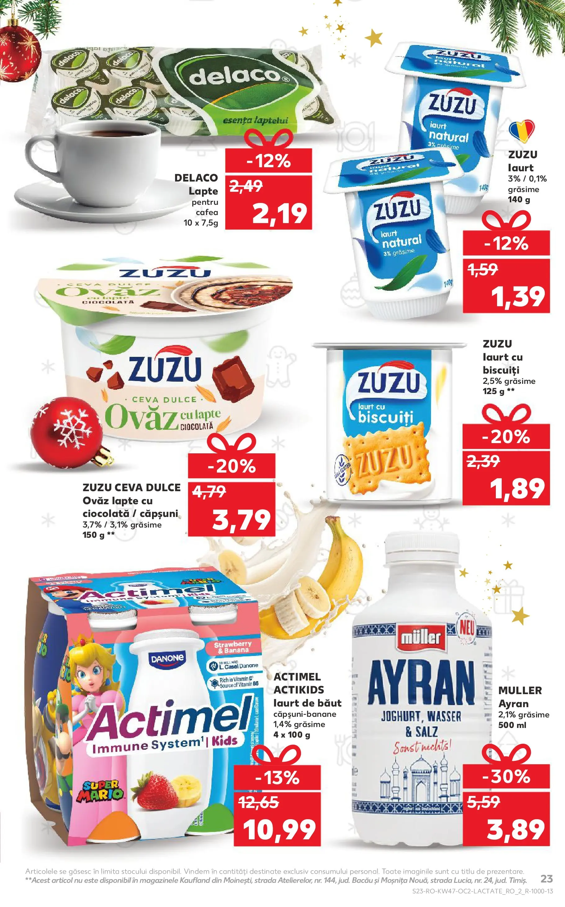 Catalog Kaufland - Comarnic 18.11.2025 - Revista si Oferta | Pagină: 23 | Produse: Light Kedi Konservesi, Iaurt, Cafea, Căpșuni