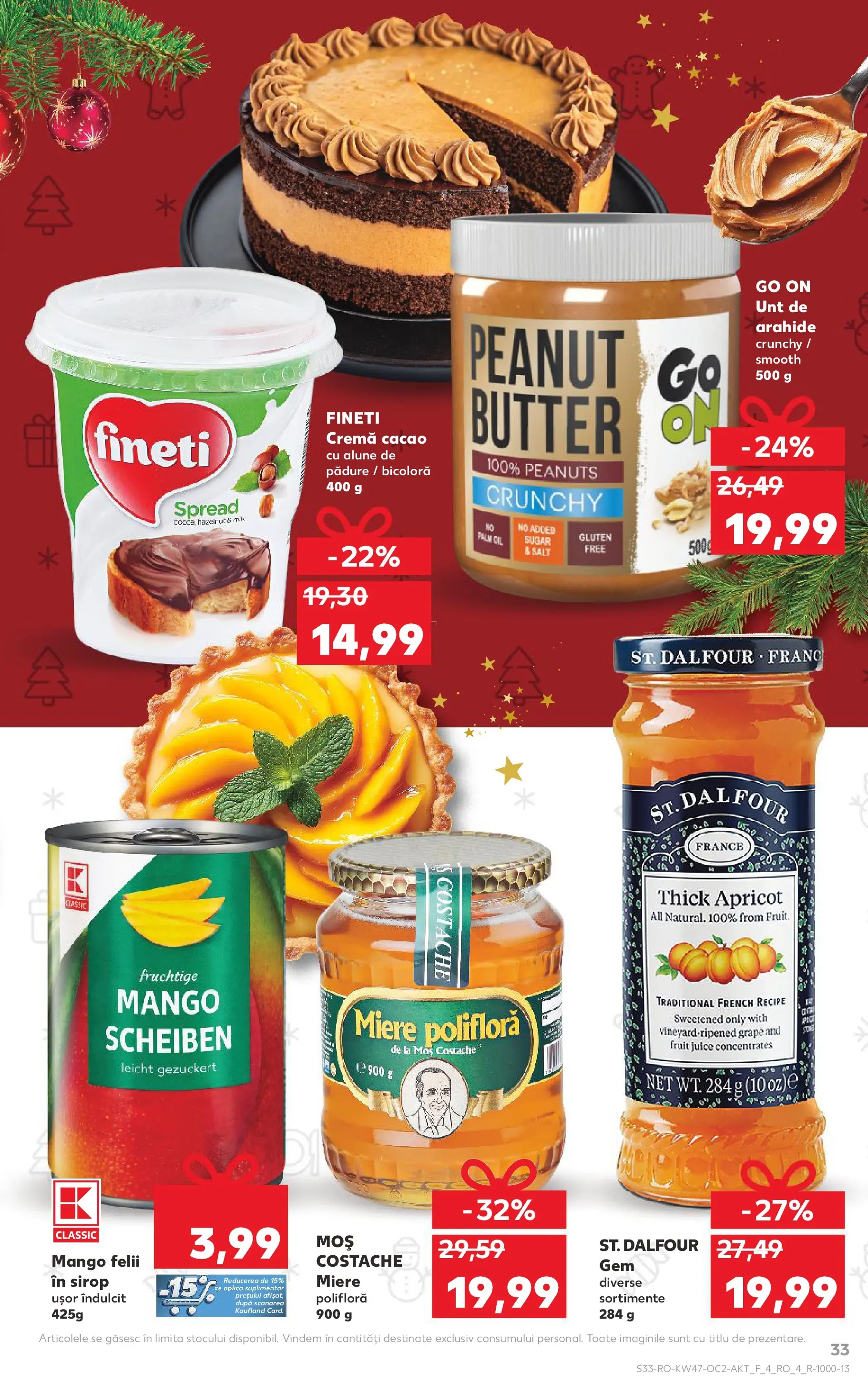 Catalog Kaufland - Comarnic 18.11.2025 - Revista si Oferta | Pagină: 33 | Produse: Alune, Cremă, Unt de arahide, Mango