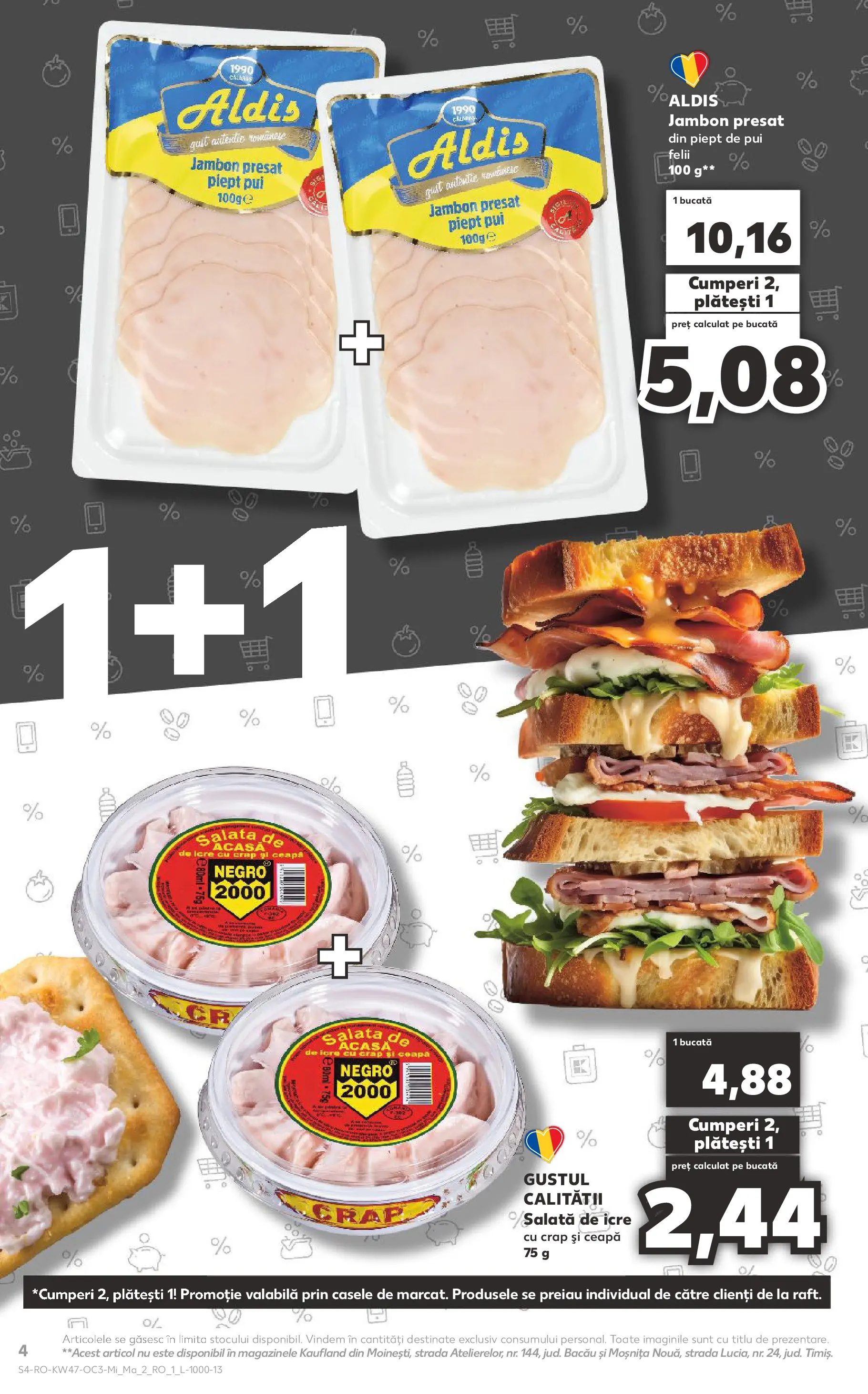 Catalog Kaufland - Domnesti 18.11.2025 - Revista si Oferta | Pagină: 4 | Produse: Hacıyatmaz Kedi Oyuncağı, Salată, Ceapă