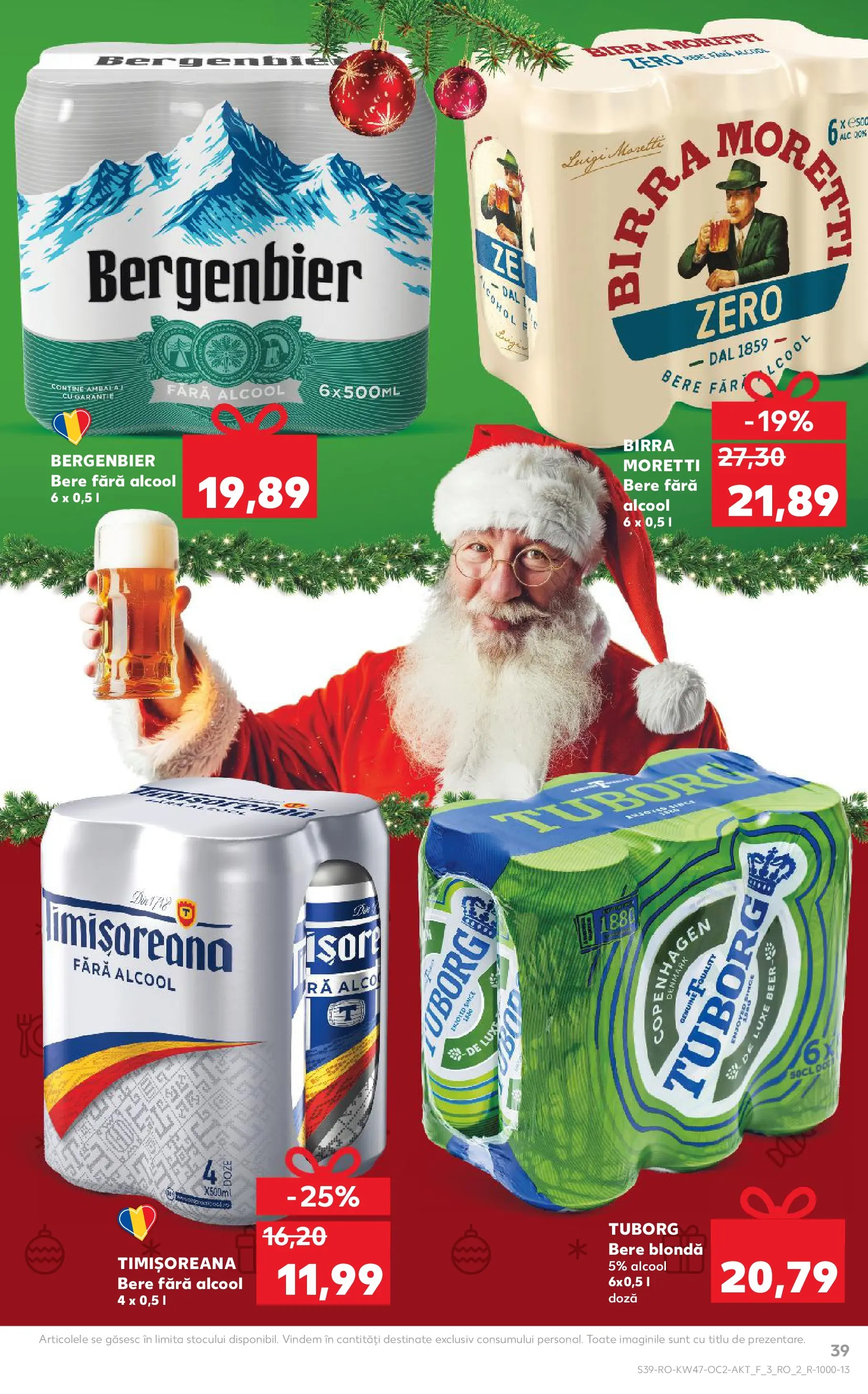 Catalog Kaufland - Domnesti 18.11.2025 - Revista si Oferta | Pagină: 39 | Produse: Bere, Plastik Kulübe