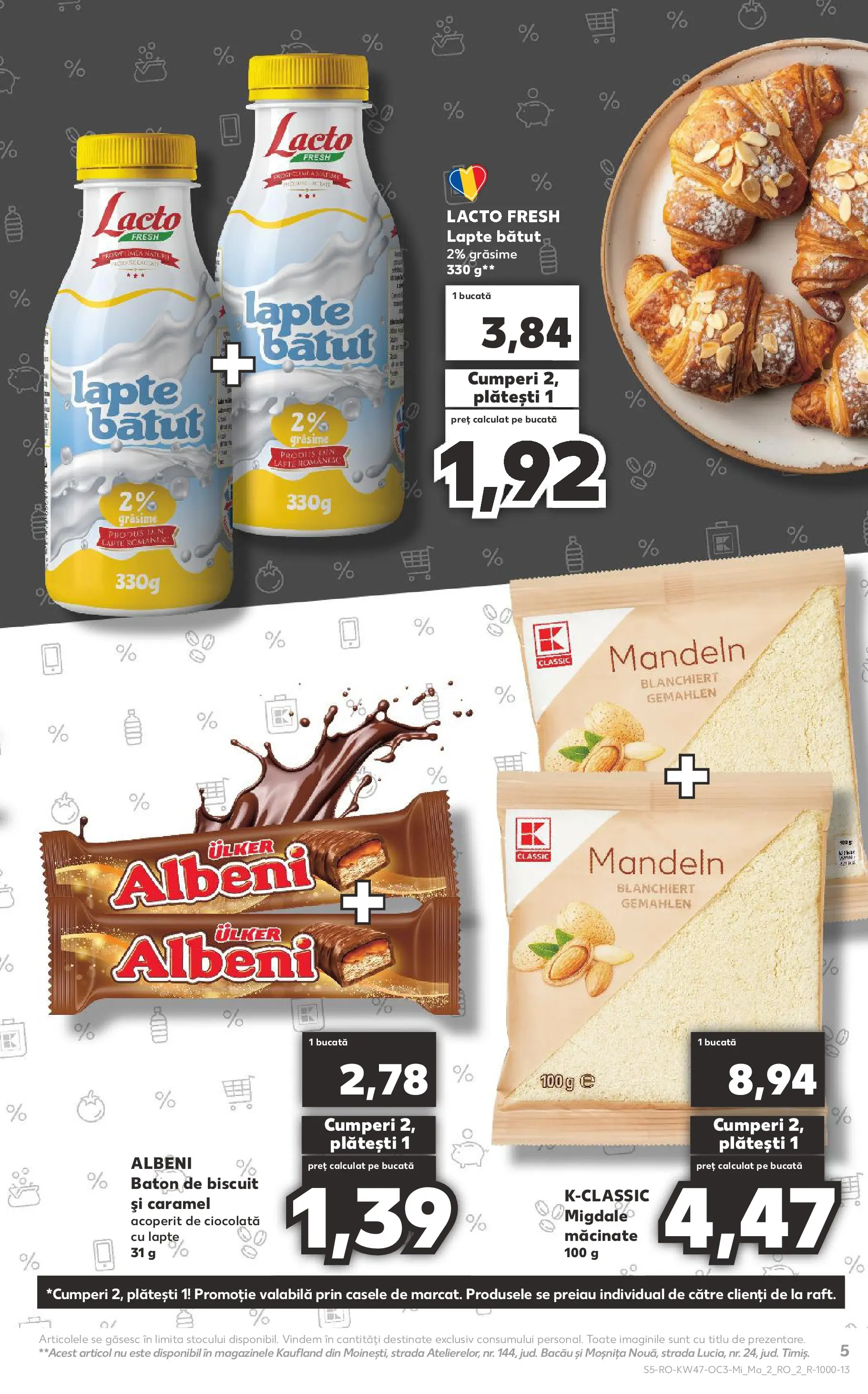 Catalog Kaufland - Domnesti 18.11.2025 - Revista si Oferta | Pagină: 5 | Produse: Migdale, Lapte, Ciocolată