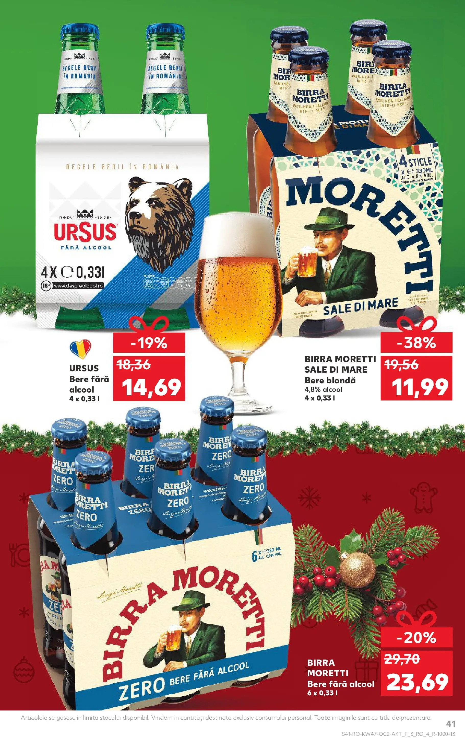 Catalog Kaufland - Comarnic 18.11.2025 - Revista si Oferta | Pagină: 41 | Produse: Bere