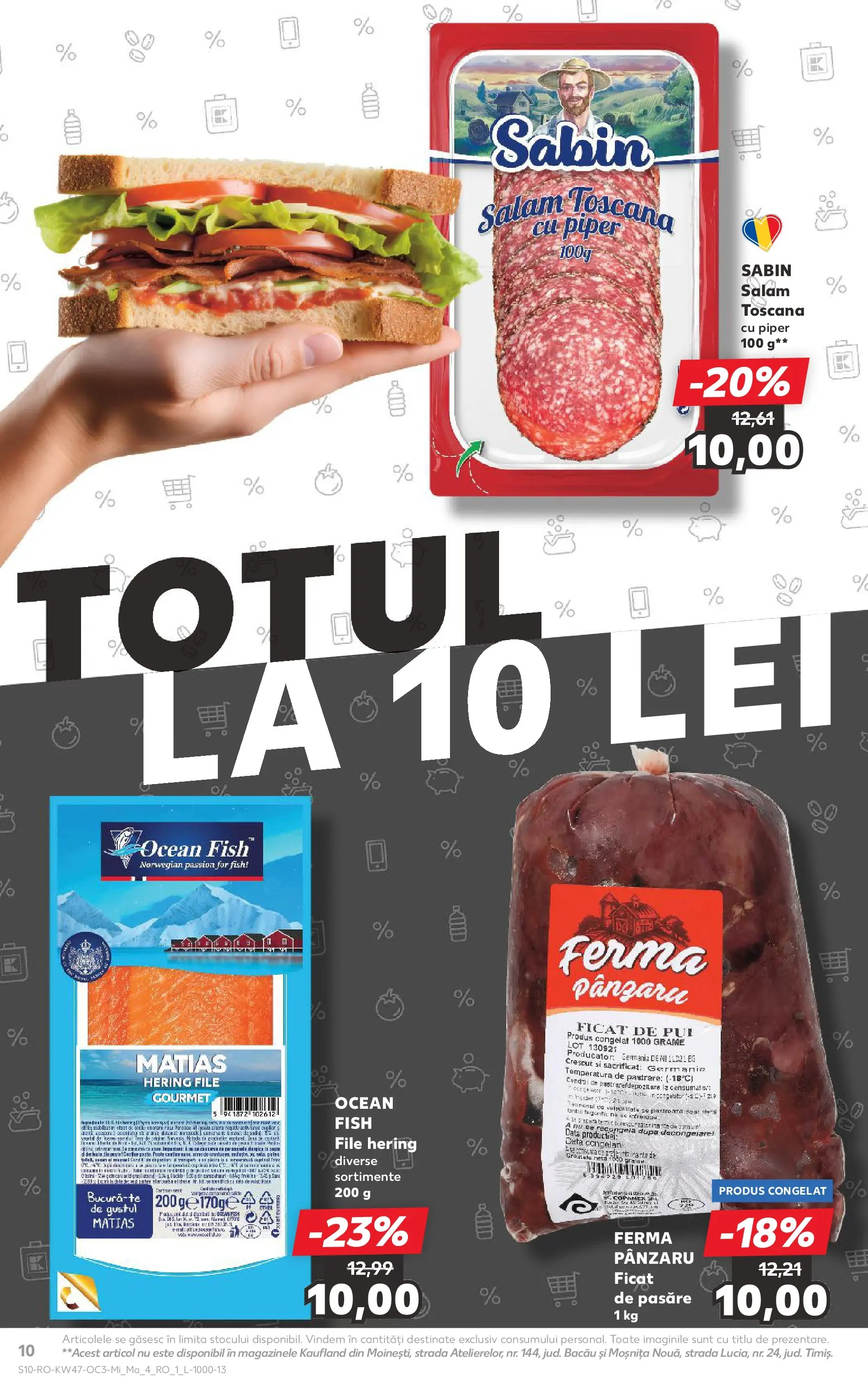 Catalog Kaufland - Domnesti 18.11.2025 - Revista si Oferta | Pagină: 10 | Produse: Salam, Piper