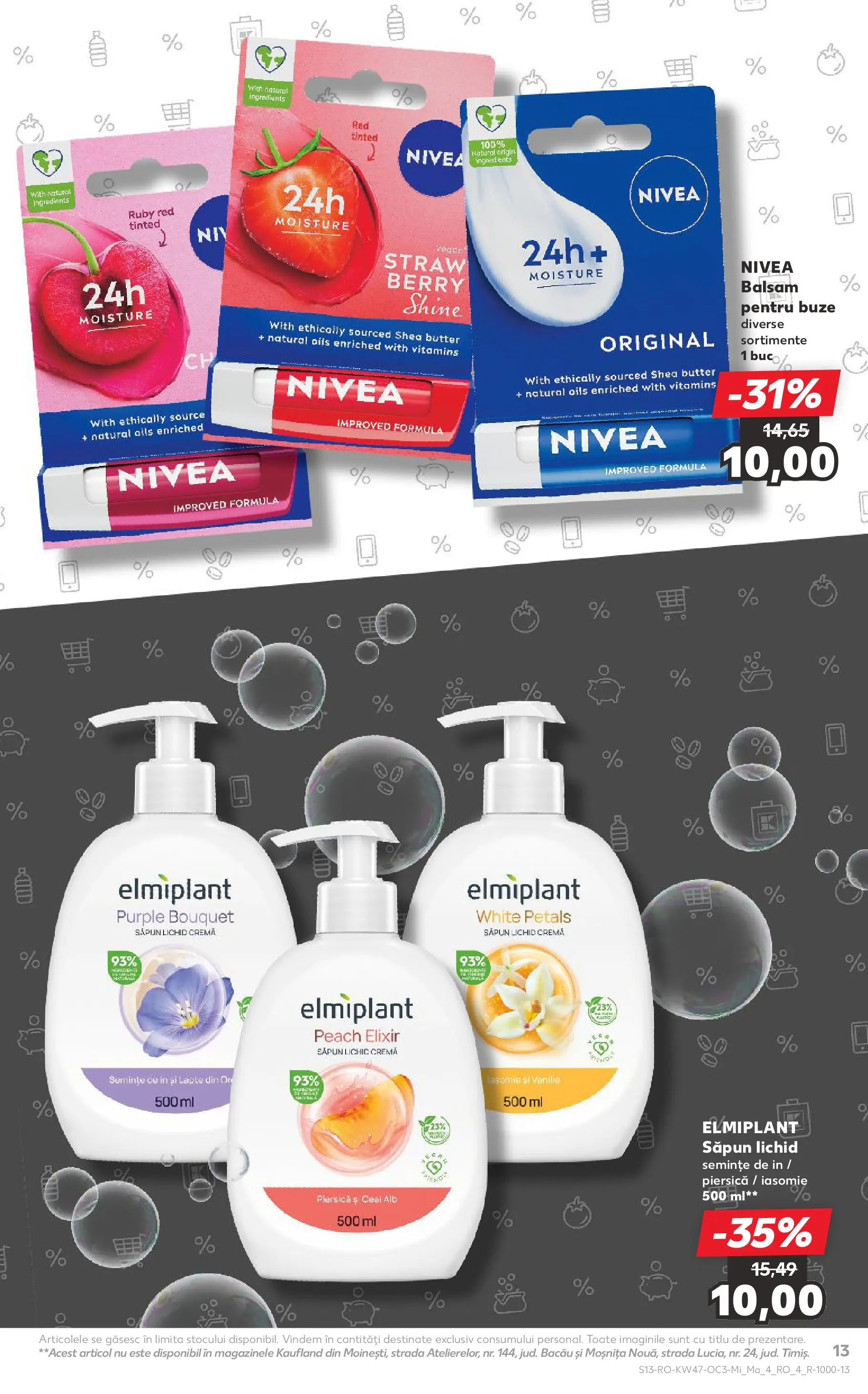 Catalog Kaufland - Domnesti 18.11.2025 - Revista si Oferta | Pagină: 13 | Produse: Semințe, Balsam, Cremă, Săpun lichid