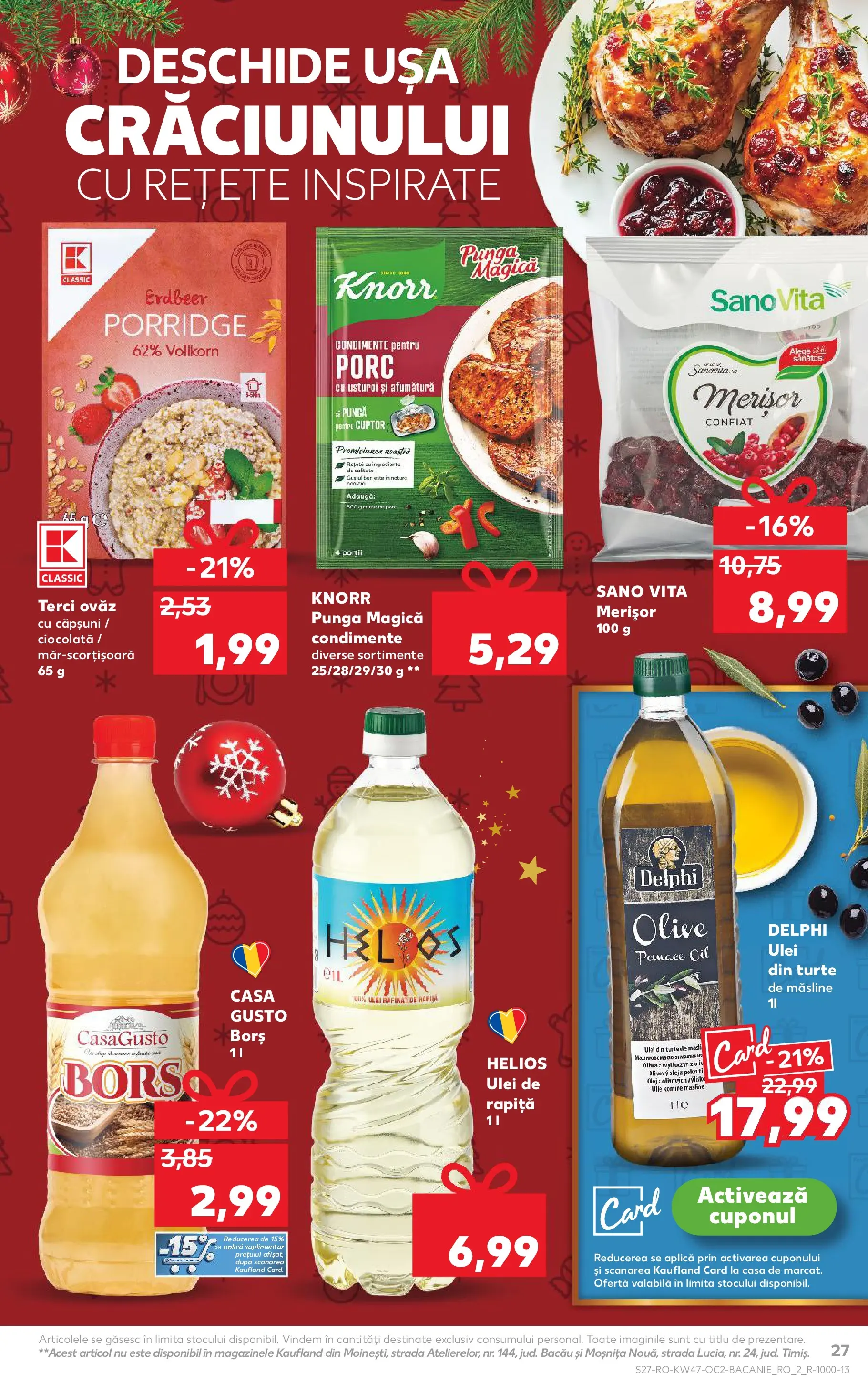 Catalog Kaufland - Domnesti 18.11.2025 - Revista si Oferta | Pagină: 27 | Produse: Pungă, Cuptor, Căpșuni, Condimente
