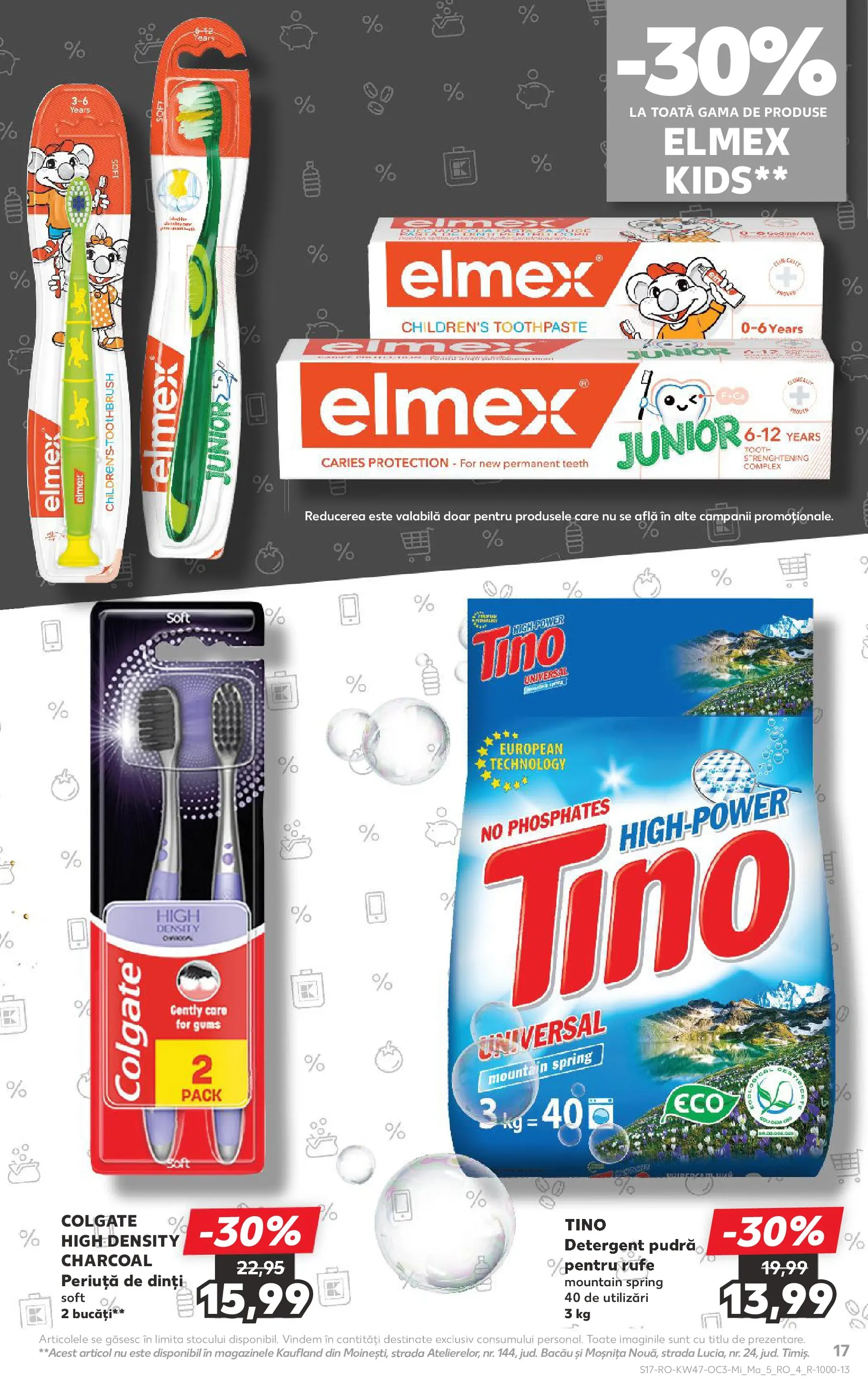 Catalog Kaufland - Domnesti 18.11.2025 - Revista si Oferta | Pagină: 17 | Produse: Pudră, Periuță de dinți, Detergent
